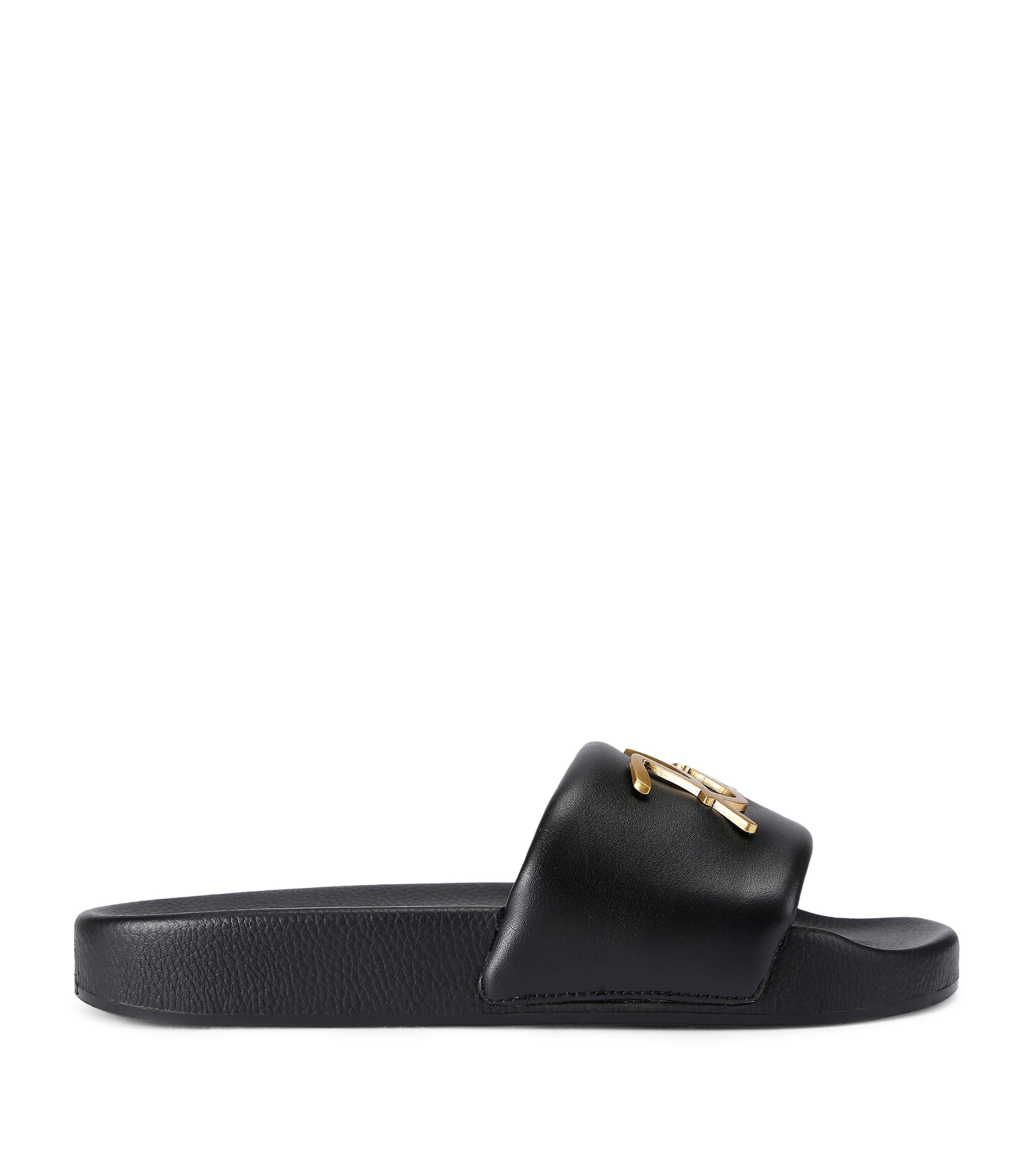 Kurt Geiger London Meena Logo Slides Black Image 1
