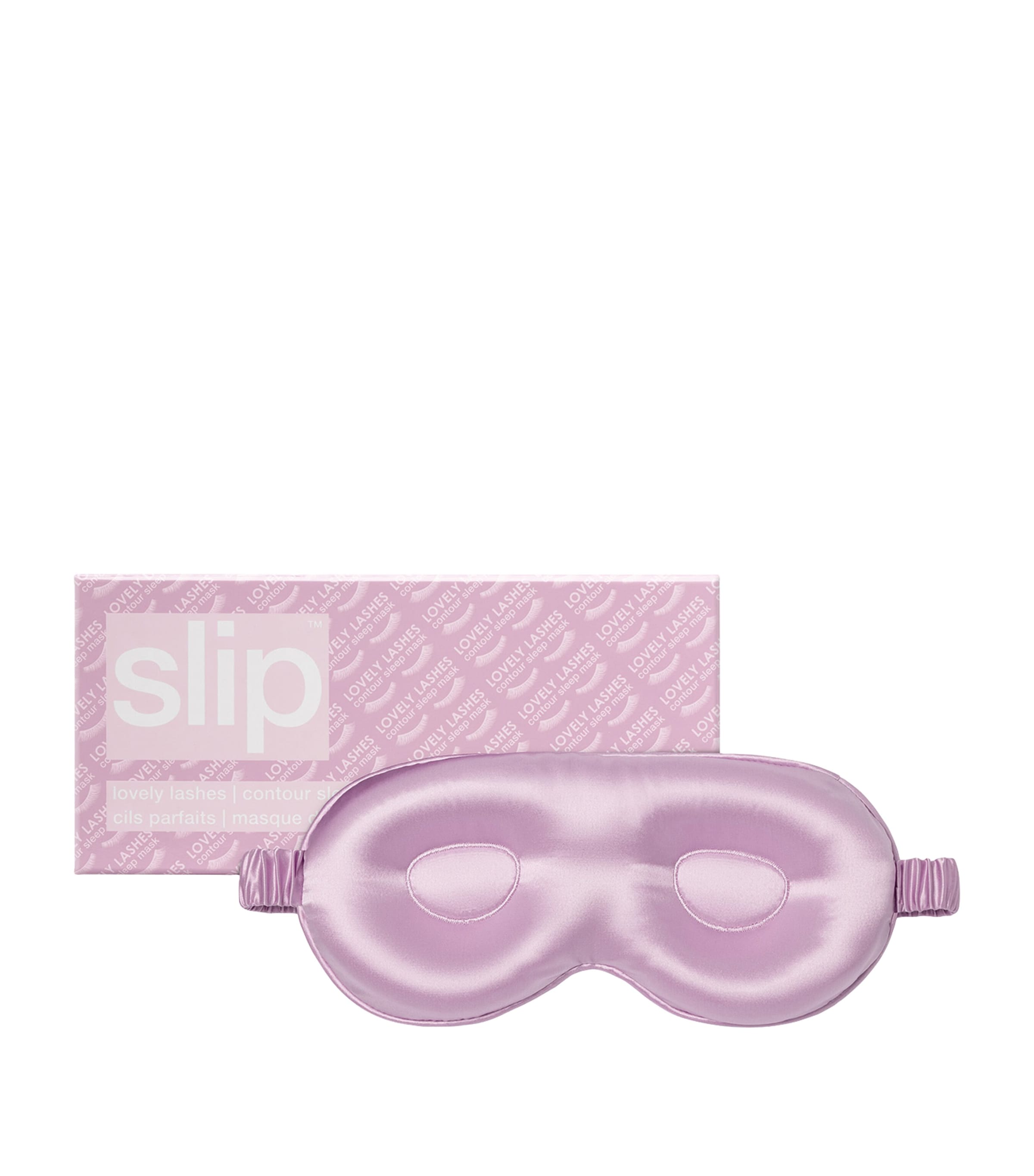 Slip Womens Wildflower Lovely Lashes Contour Silk Sleep Mask