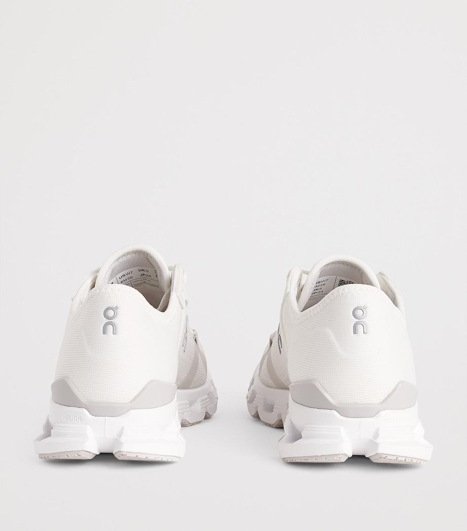 On Womens Cloud X 4 Trainers White | Wolf Image 3