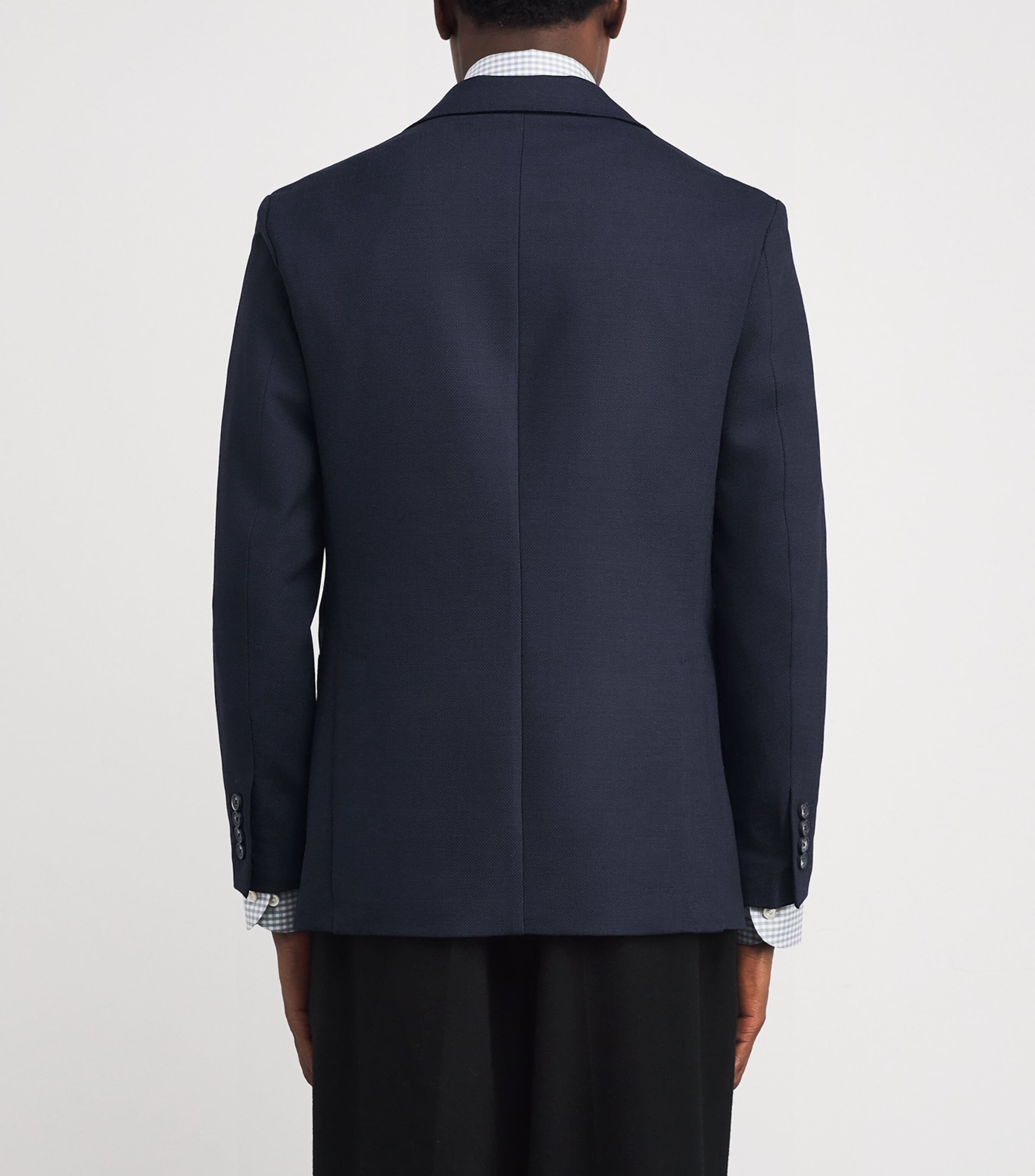 Wool-Blend Tech Blazer 28NAVY BLUE Image 4