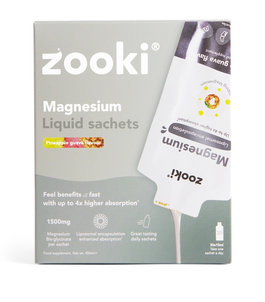 Liposomal Magnesium 1500mg Liquid Sachets (Pack of 30) NO COLOUR Image 1