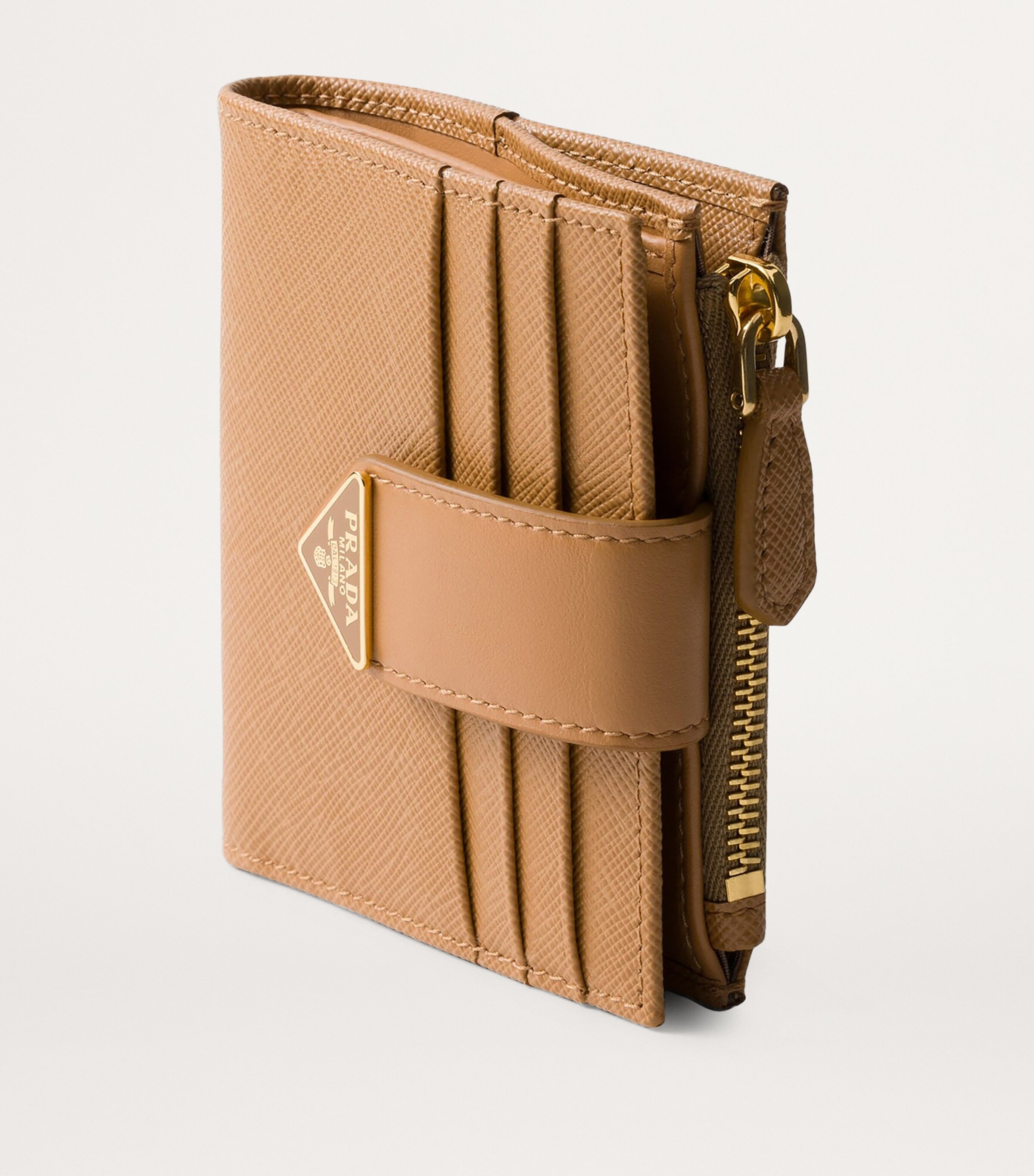 Prada Saffiano Leather Bifold Card Holder Image 4