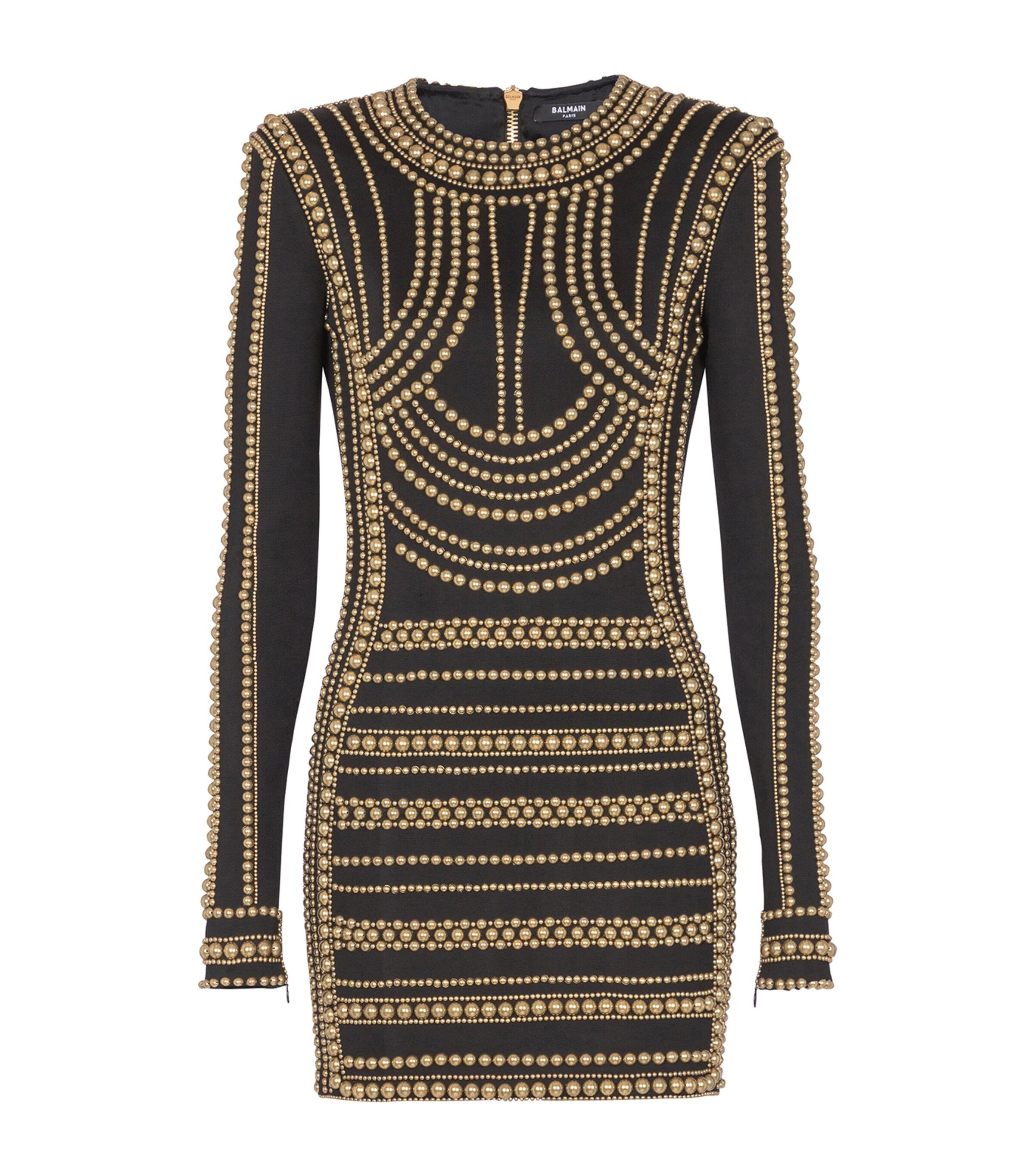 Balmain Embellished Mini Dress | Harrods US