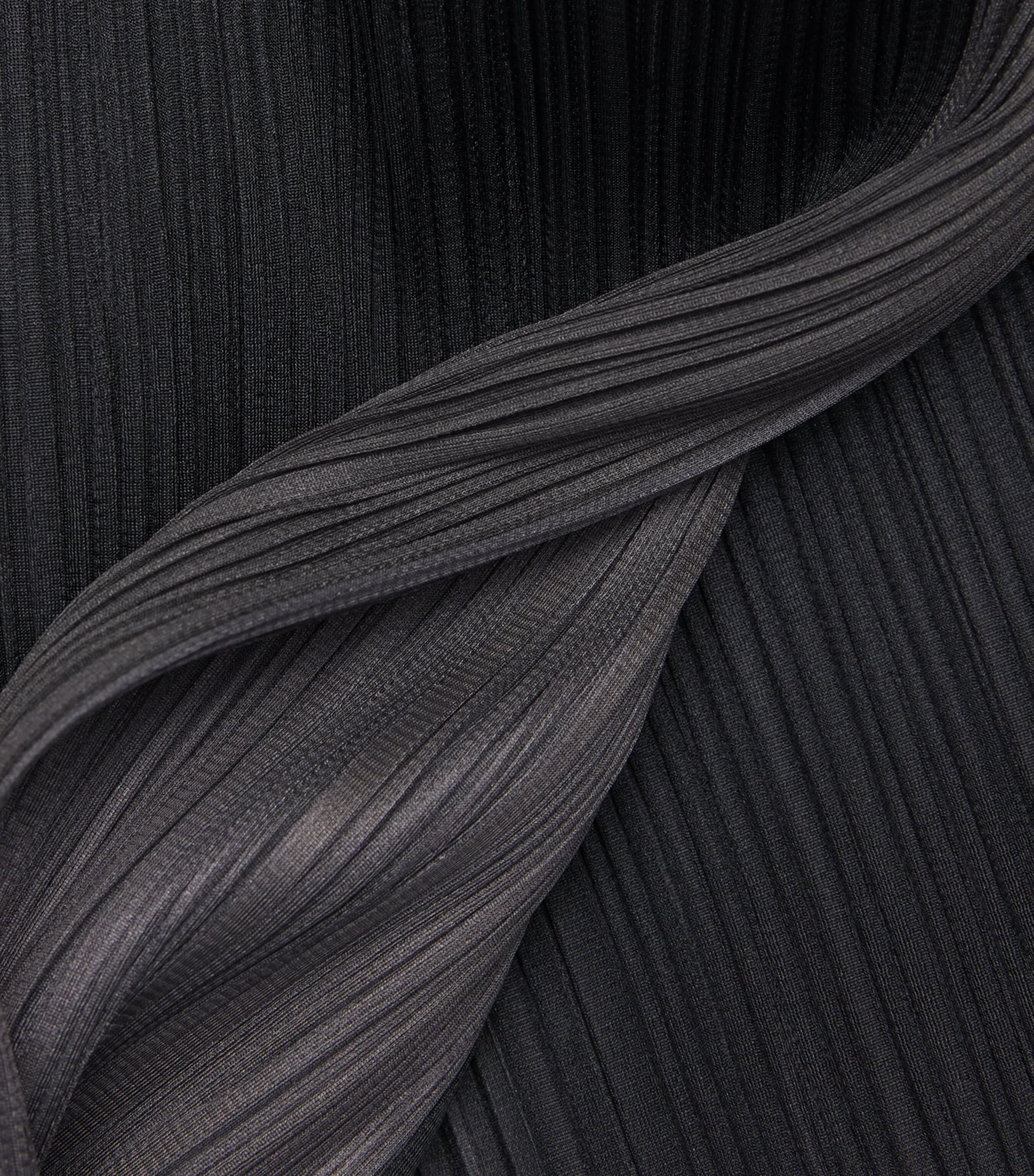 Pleats Please Issey Miyake Black POINTE Midi Dress | Harrods US