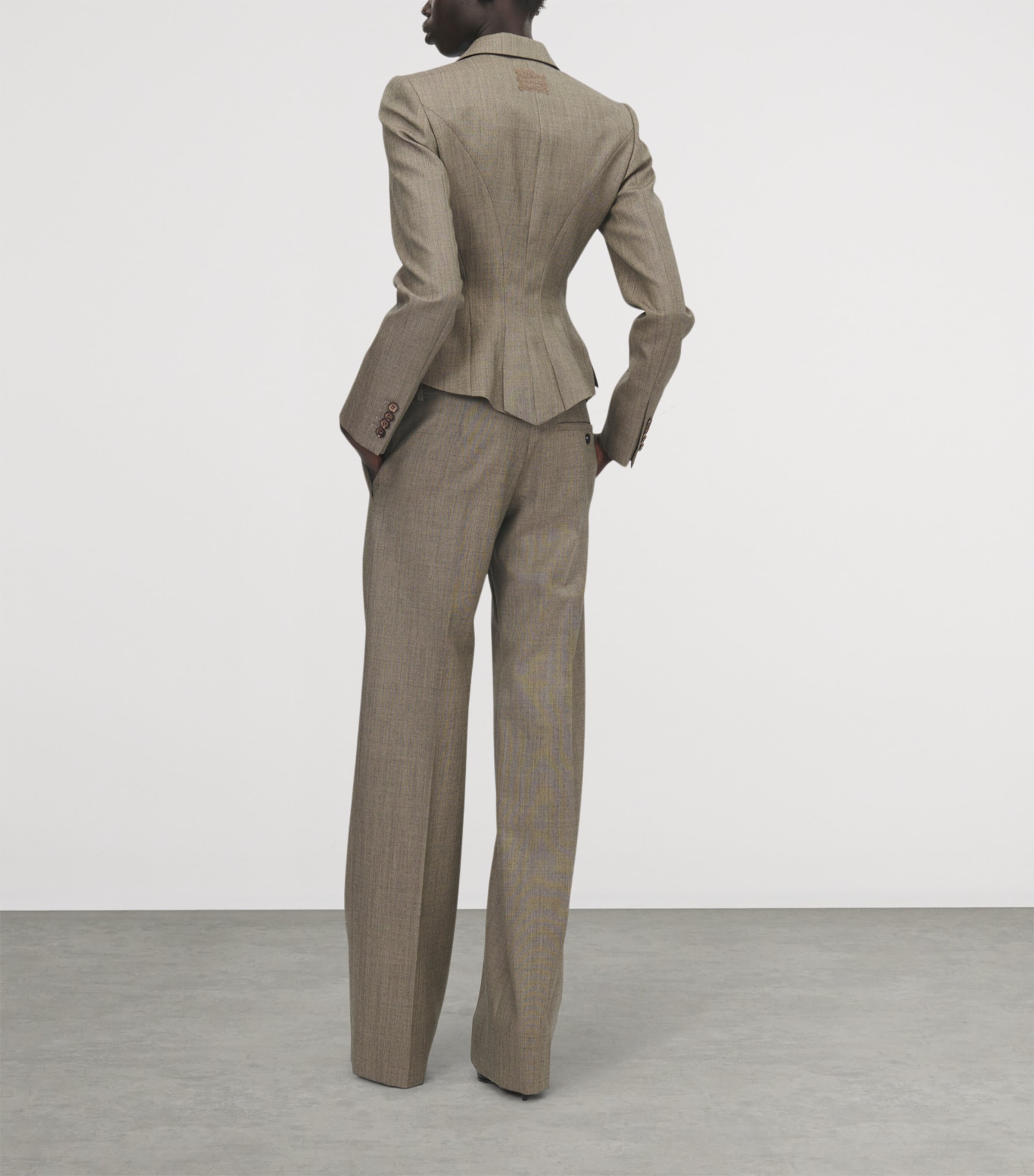 McQueen Womens Wool Blazer Image 3