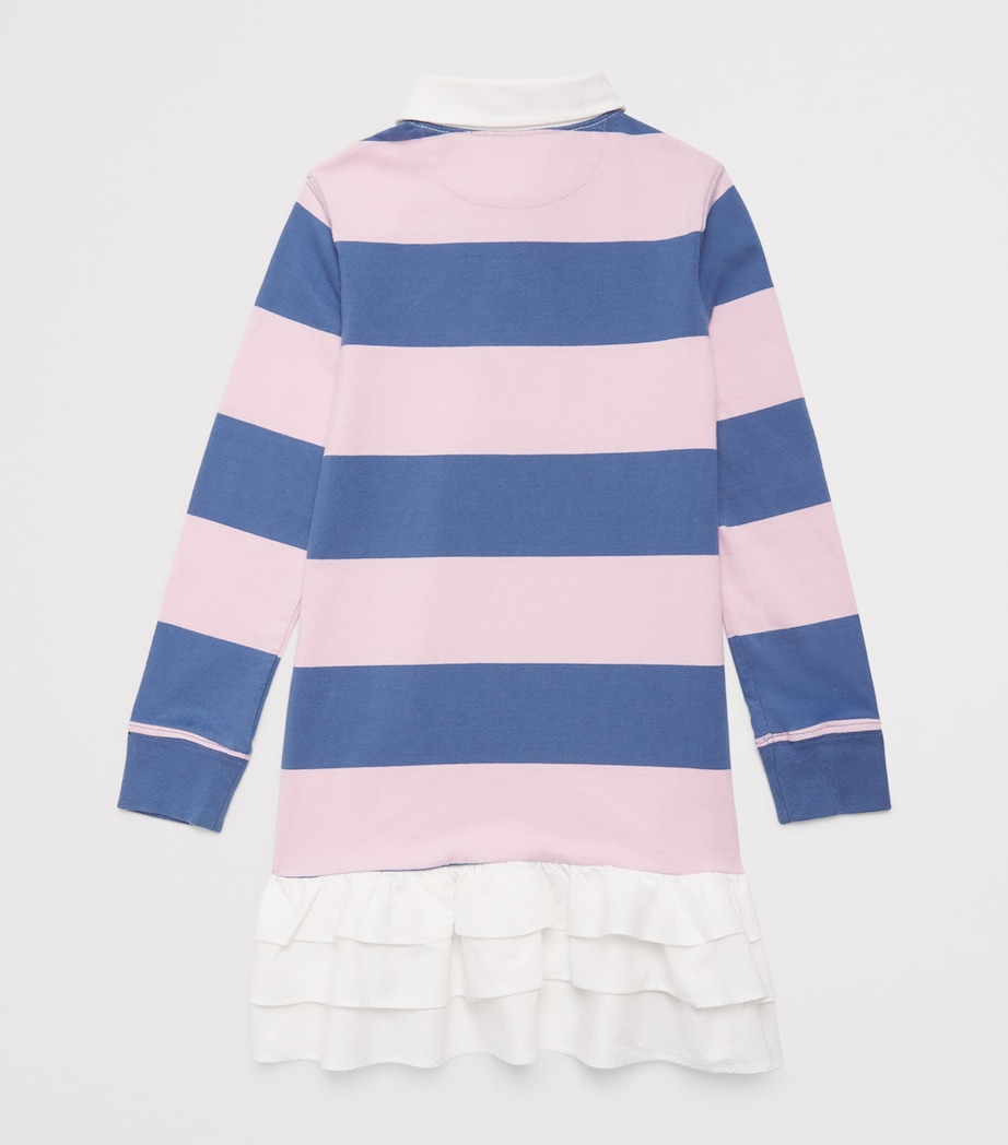 Cotton Stripe Shirt Dress (2-7 Years) PINK/BLUESTRPEDCKWSH Image 2