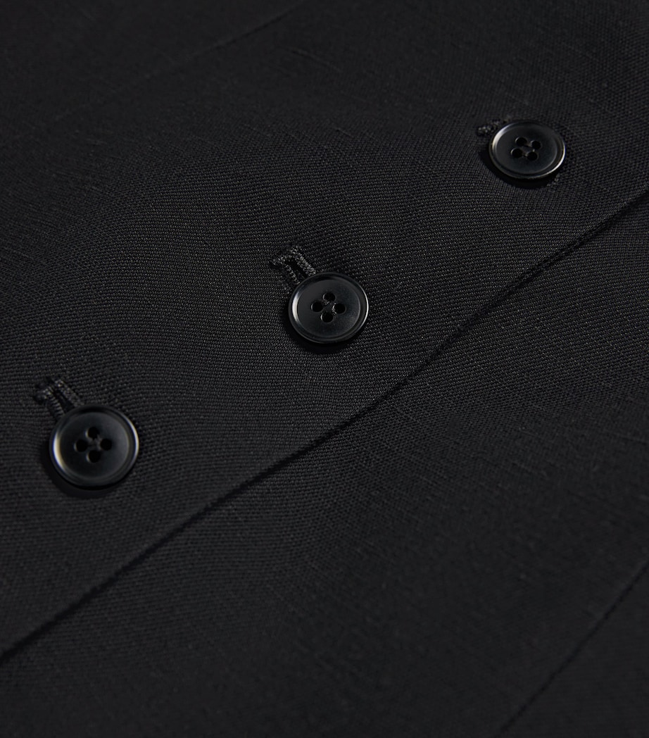 Single-Breasted Waistcoat BLACK Image 5