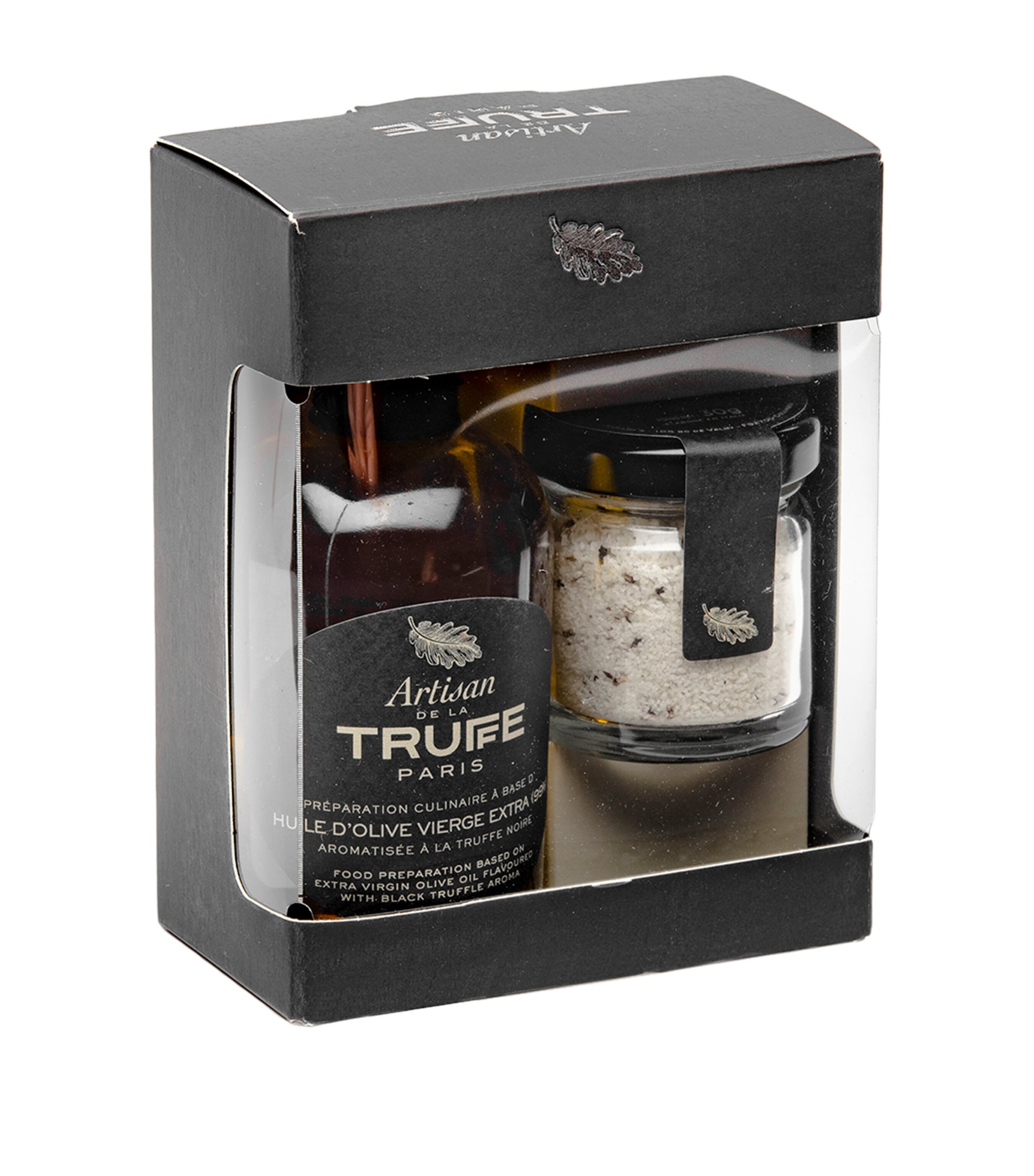 Artisan De La Truffe Black Truffle Olive Oil and Truffle Salt Gift Set | Gifts | Gifts for Foodies | Food | Pantry Essentials | Oils & Vinegars | Designers | Artisan De La Truffe