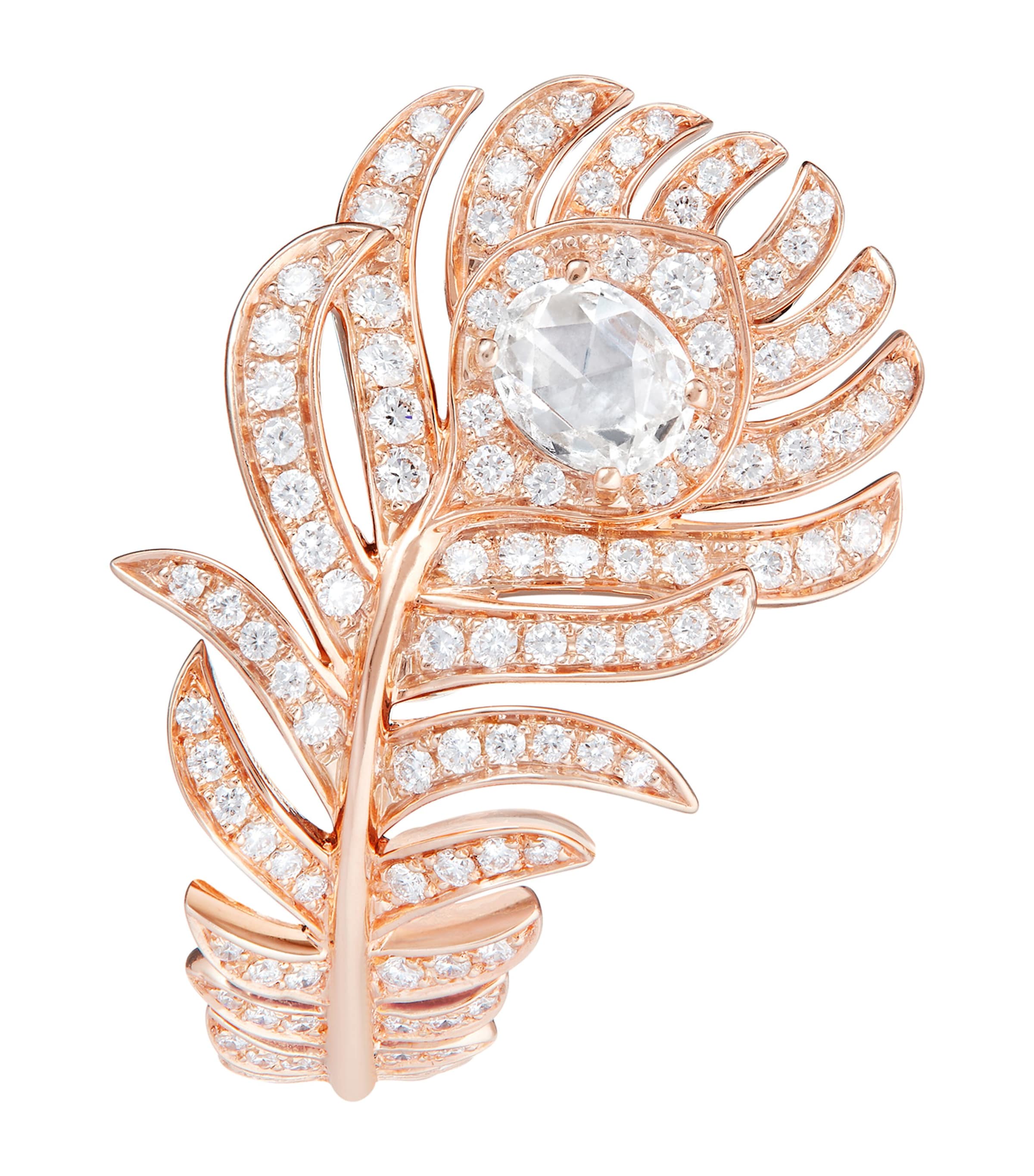 Small Rose Gold Plume de Paon Ring ROSE GOLD Image 2