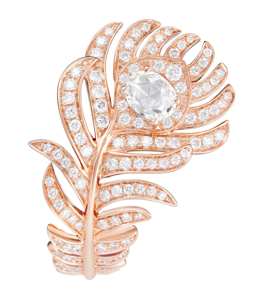Small Rose Gold Plume de Paon Ring ROSE GOLD Image 2