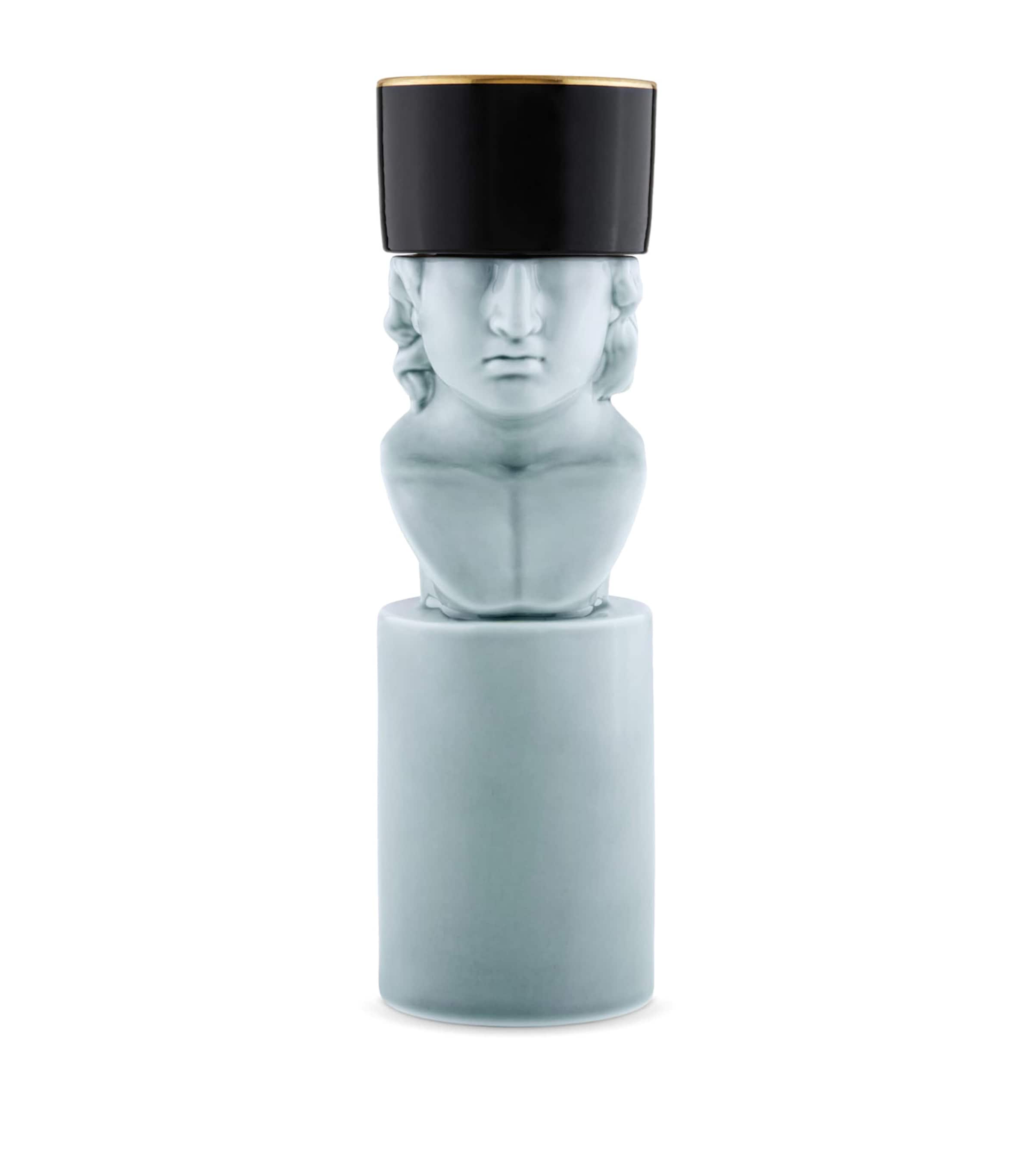 GINORI 1735 Porcelain Il Letterato Candle Holder Image 1
