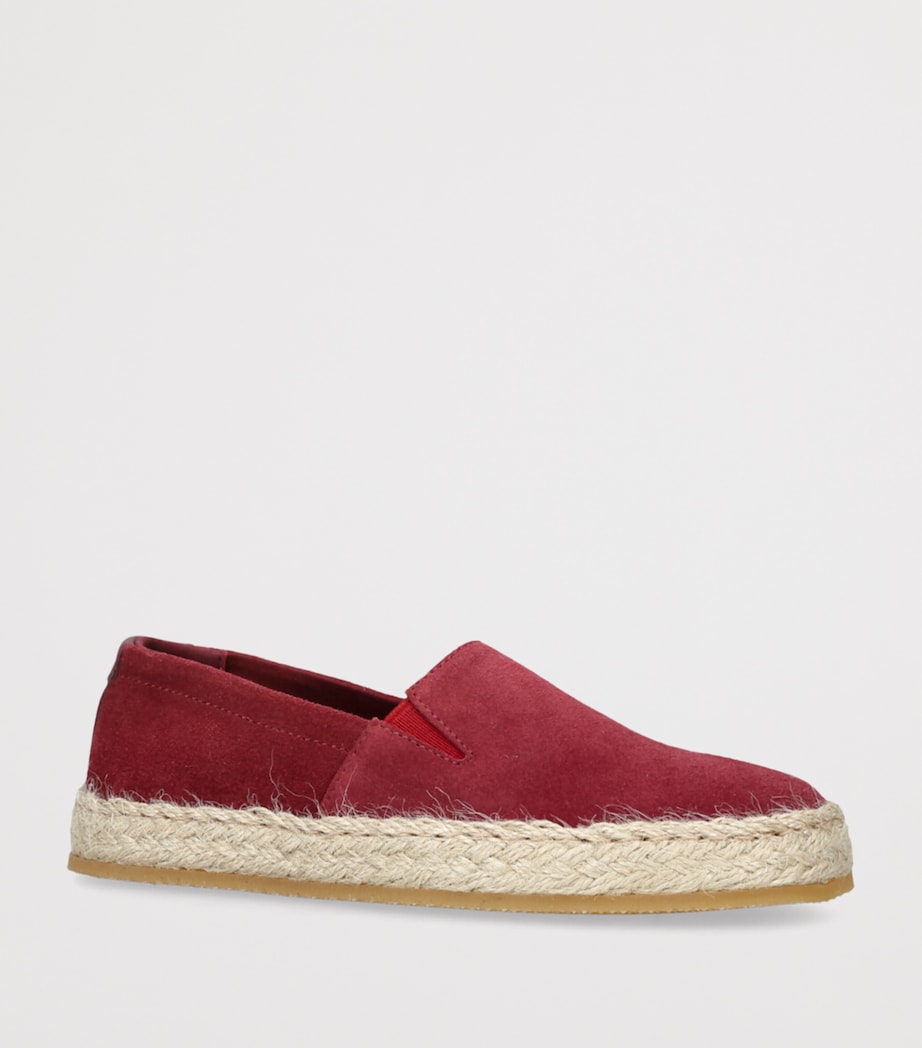 Brunello Cucinelli Kids Suede Espadrilles Red Image 3