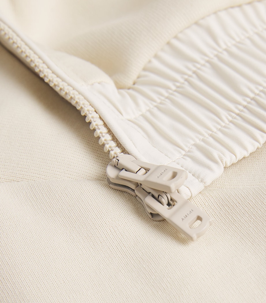 Cotton-Blend Lounge Track Jacket ALABASTER Image 5