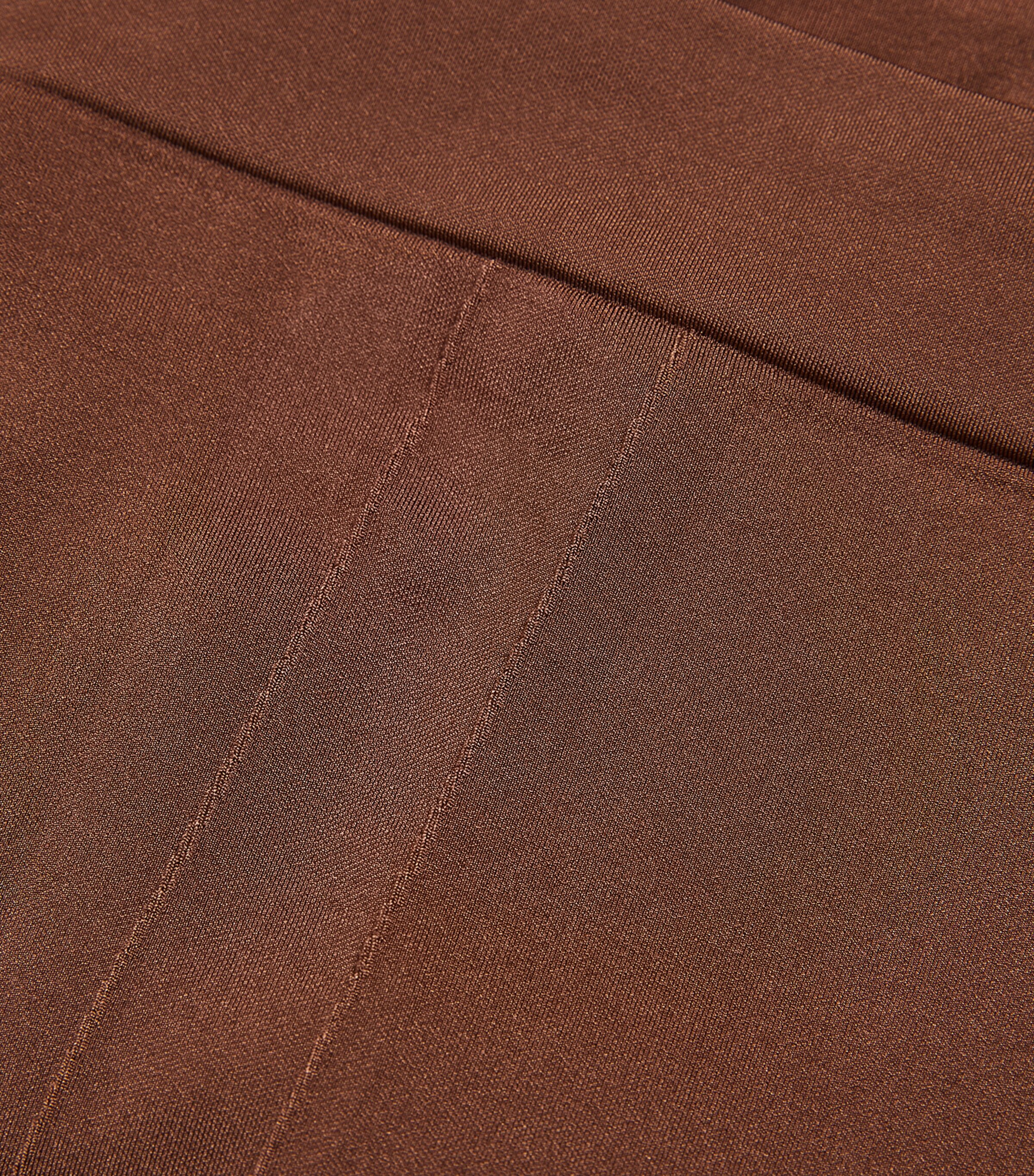 SPANXsculpt OnCore High-Waist Mid-Thigh Shorts - Firm Control CHESTNUT BROWN Image 4