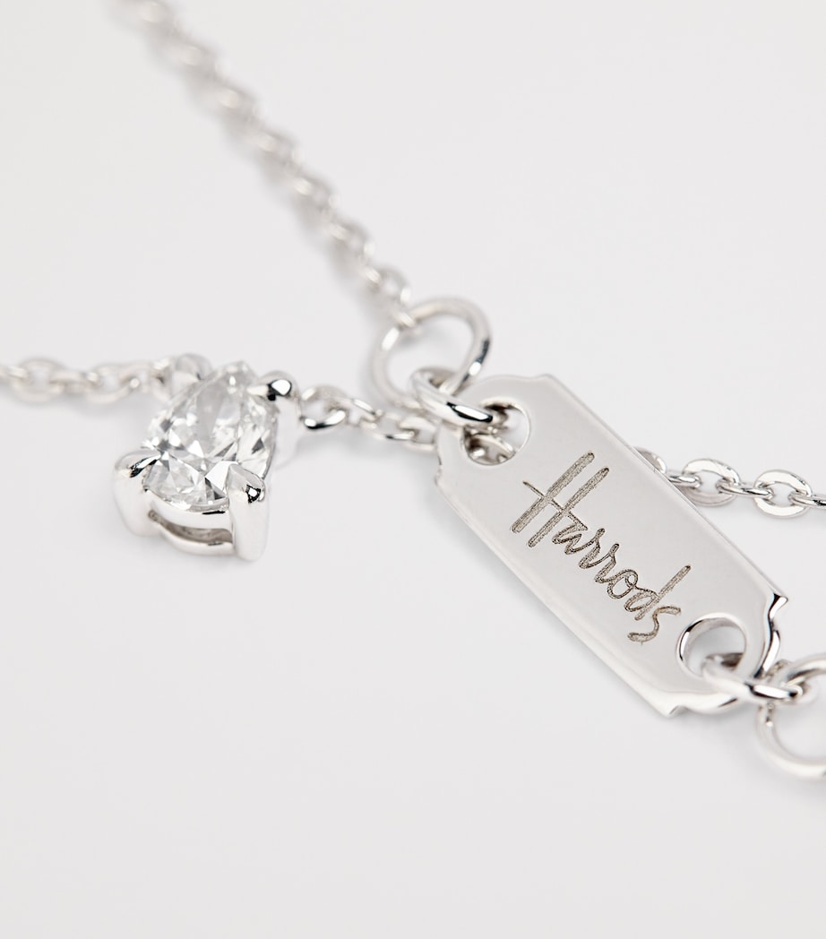 White Gold and Diamond Pendant Necklace (0.25ct) WHITE GOLD Image 5