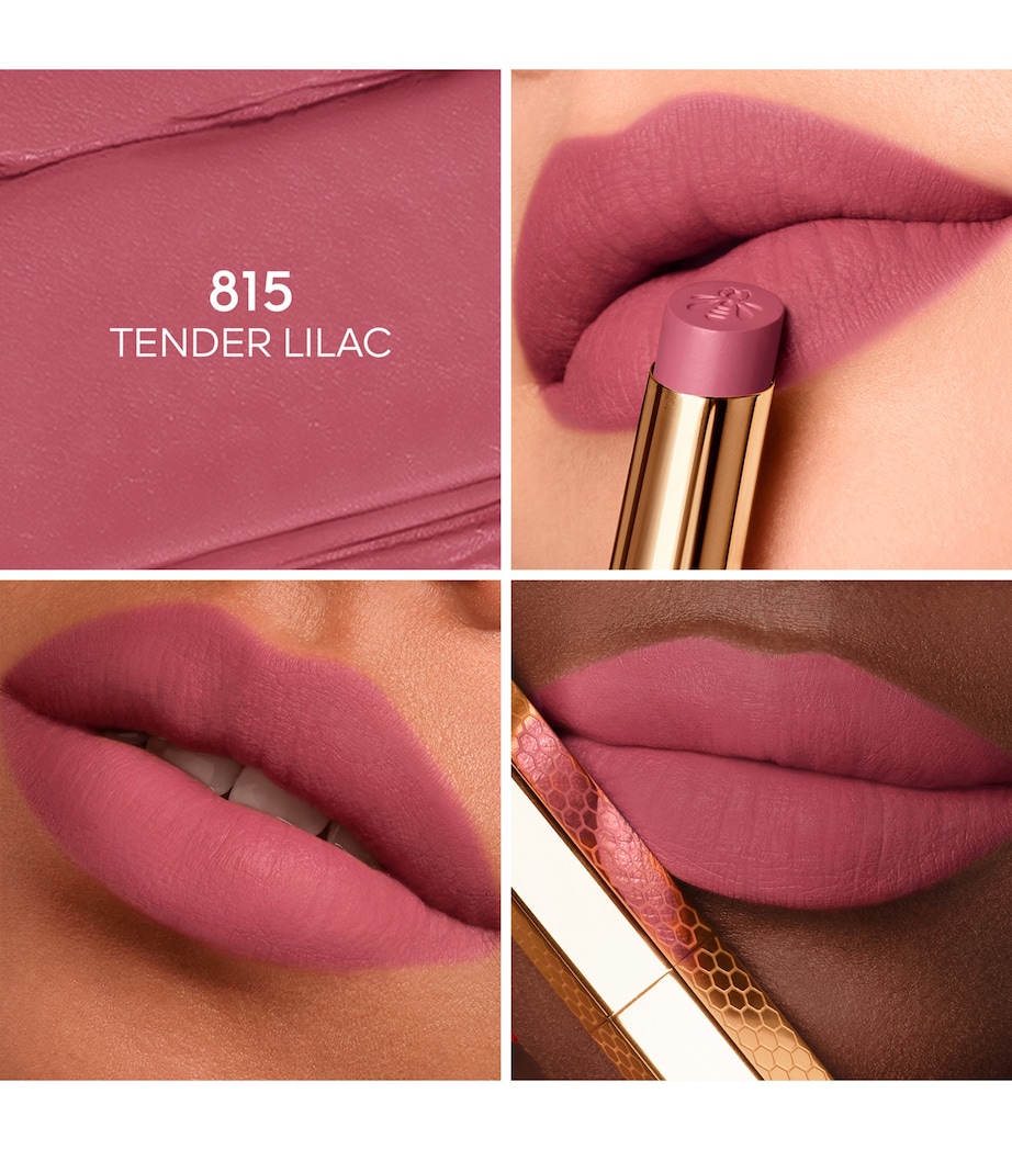 Guerlain KissKiss Honey-Infused Intense Lipstick Tender Lilac Image 2