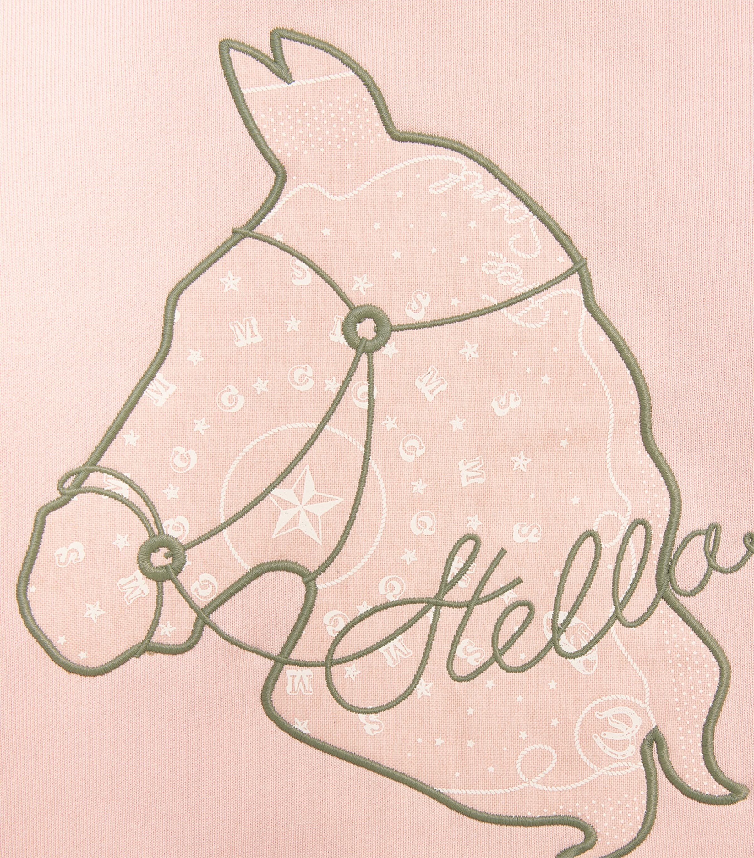 Stella McCartney Kids Pink Cotton Horse Sweatshirt (3-14 Years ...