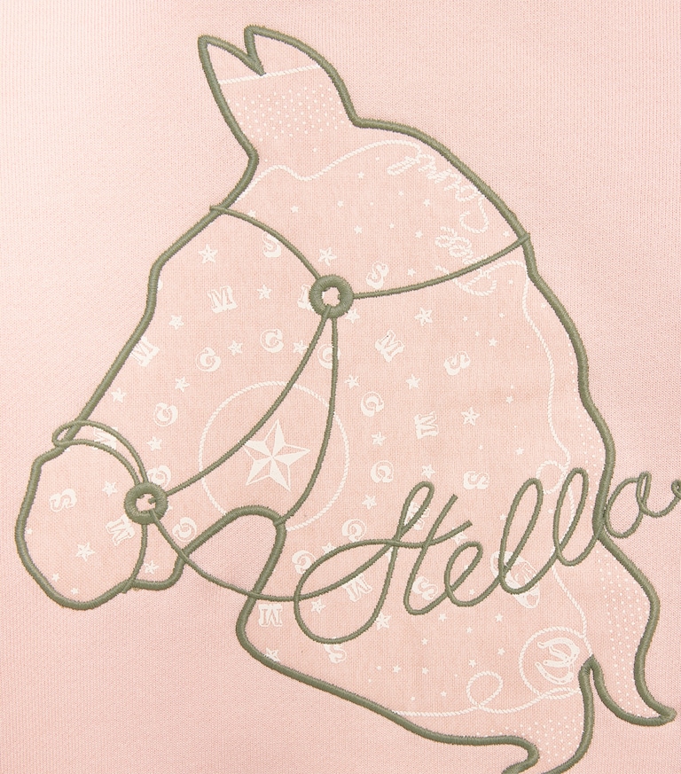 Stella McCartney Kids Pink Cotton Horse Sweatshirt (3-14 Years ...