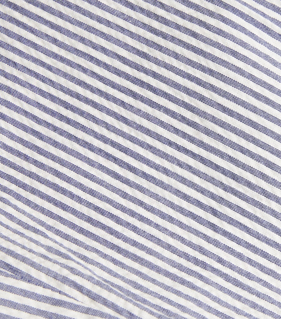 Weekend Max Mara Womens Striped Slim Tailored Trousers Navy Image 5