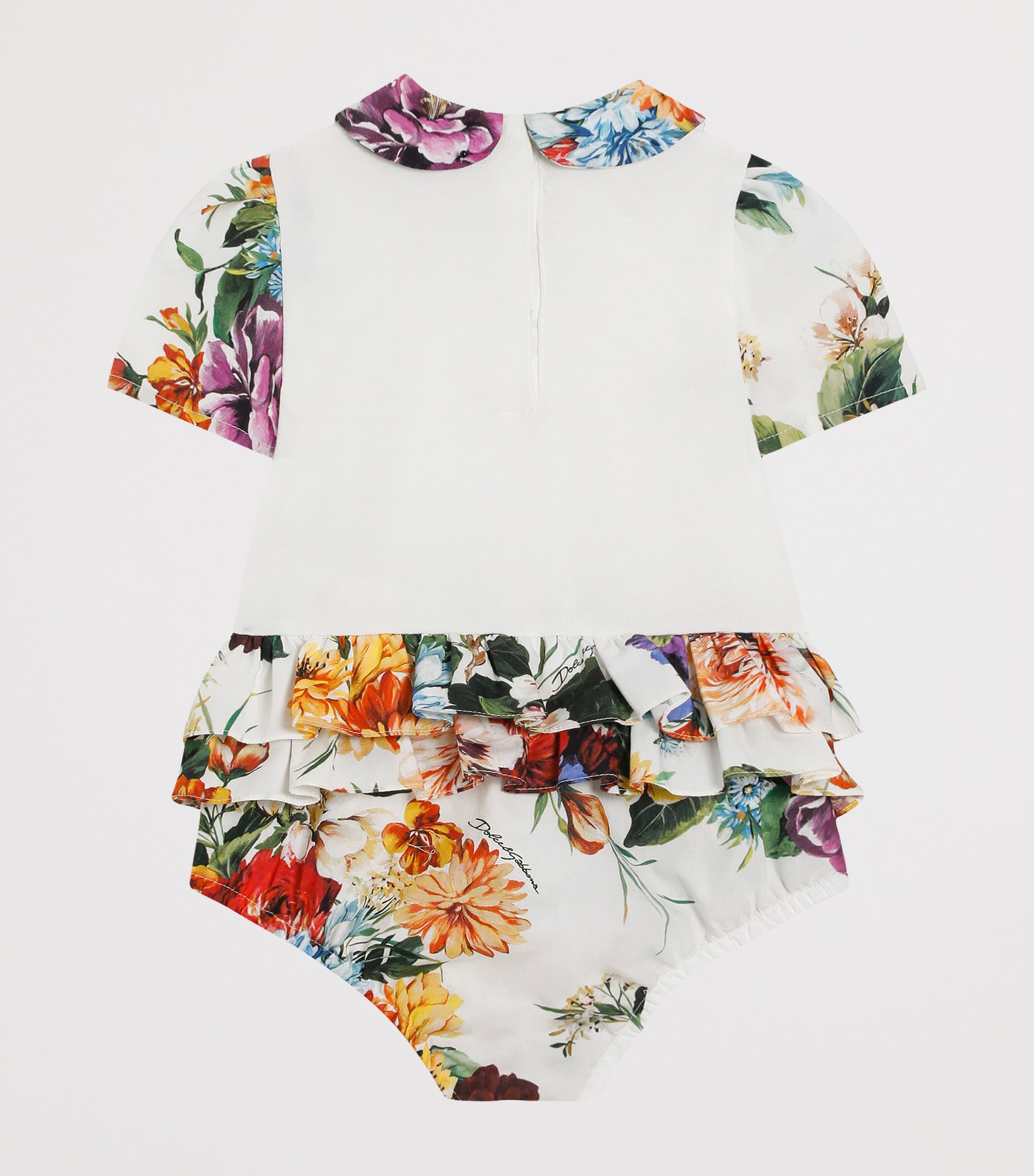 Cotton Floral Bodysuit (0-24 Months) HA5PC-B.FIORI CR Image 2