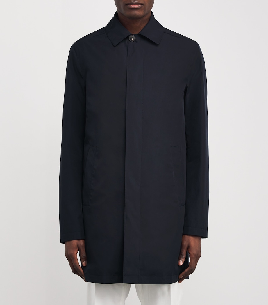 Water-Repellent Overcoat 01 BLU NAVY Image 3