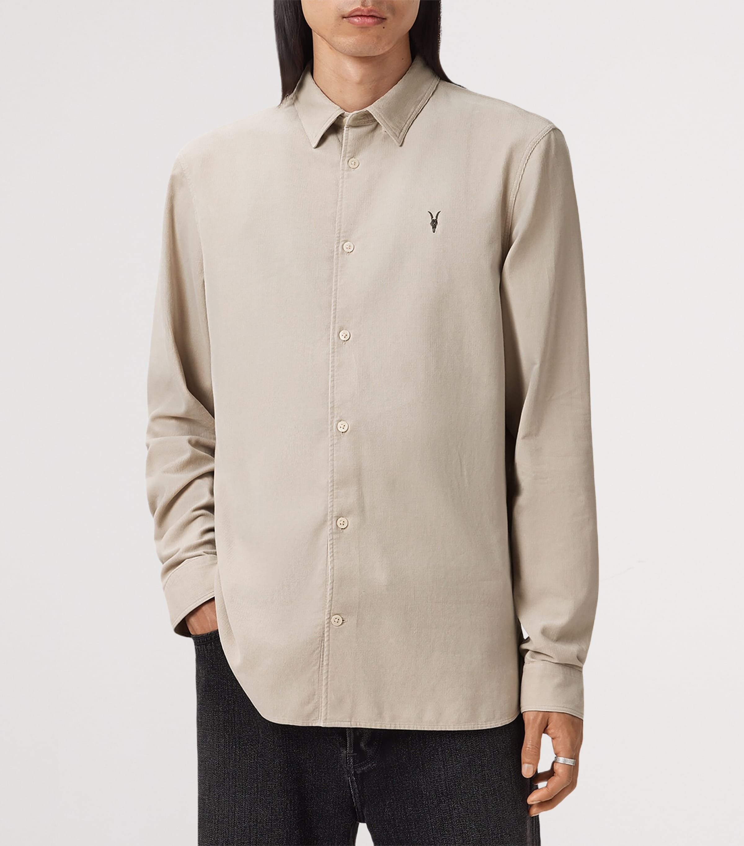 Corduroy Birchwood Shirt MOON GREY Image 5