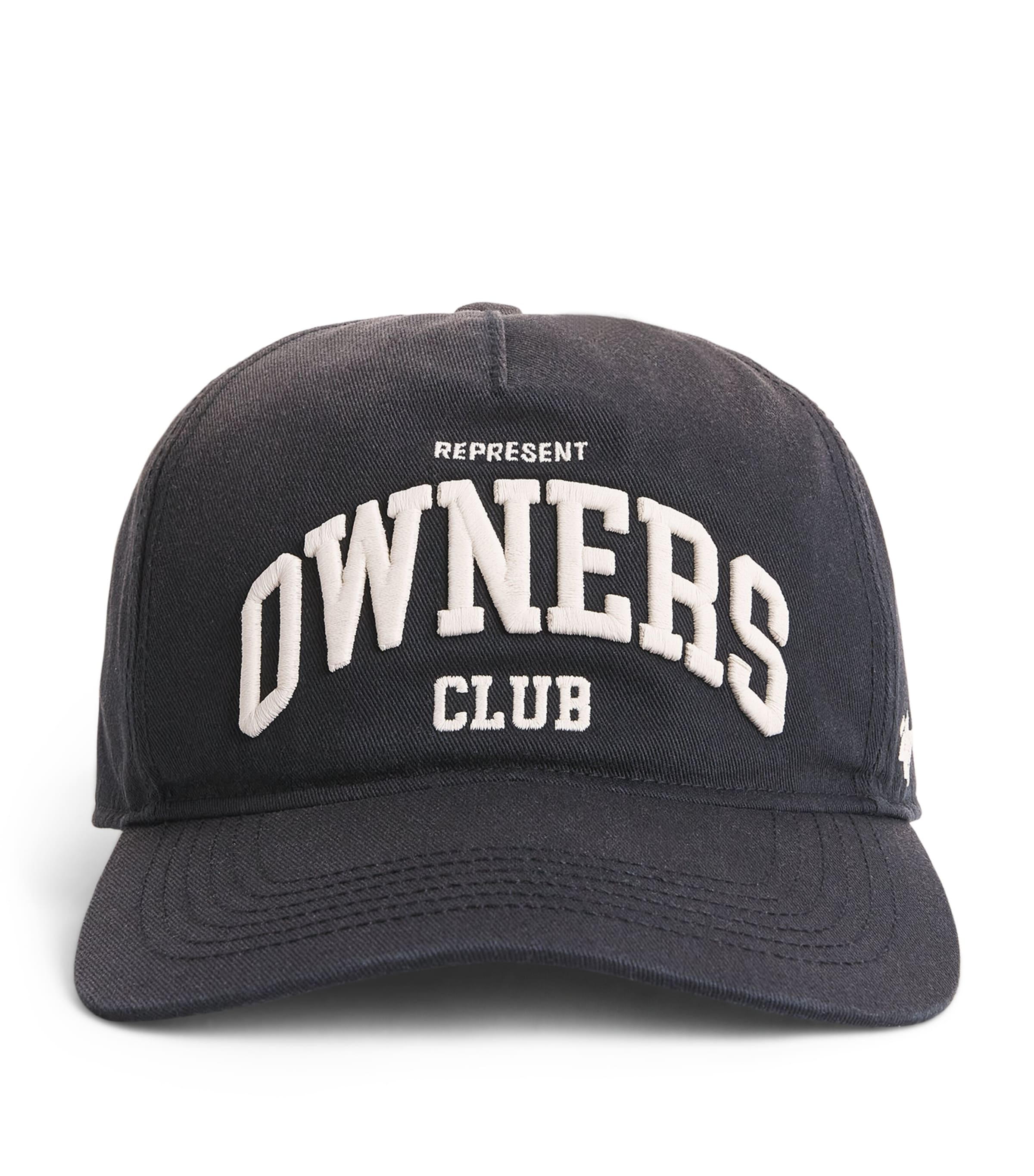 Represent Cotton Owners Club Baseball Cap Faded Black Image 1