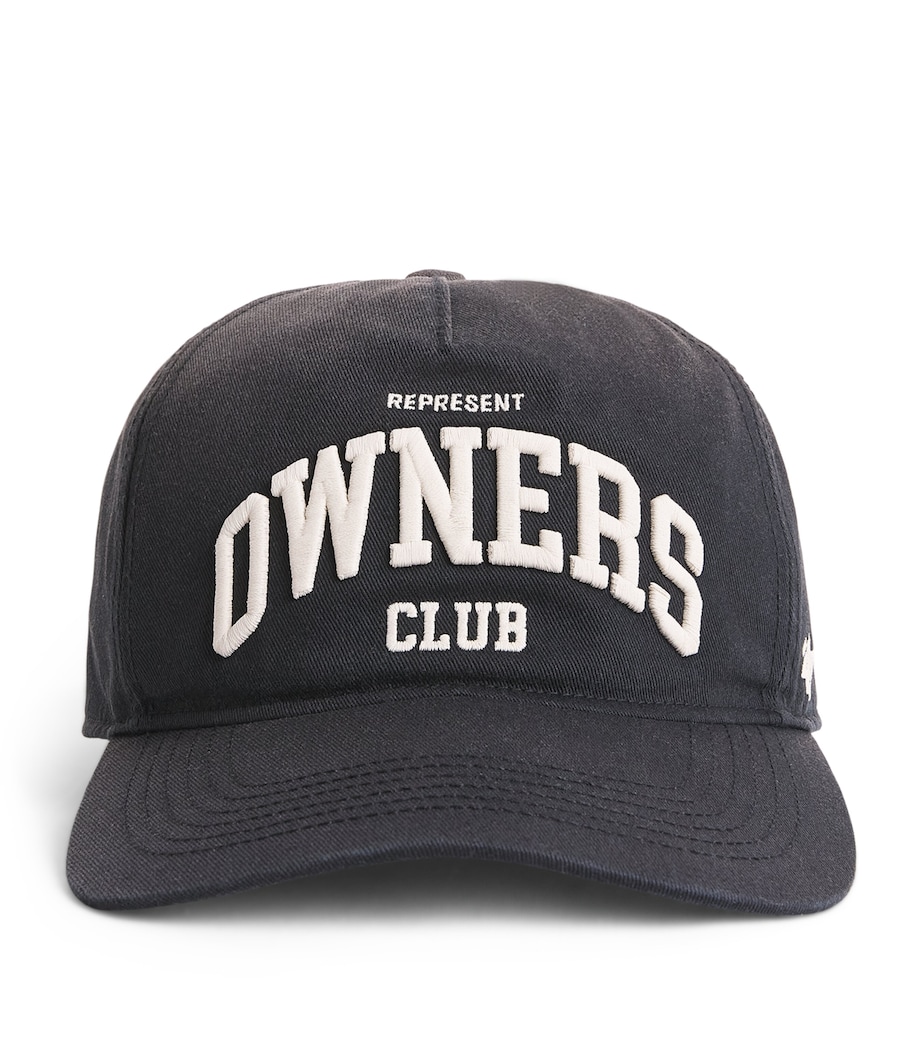 Represent Cotton Owners Club Baseball Cap Faded Black Image 1