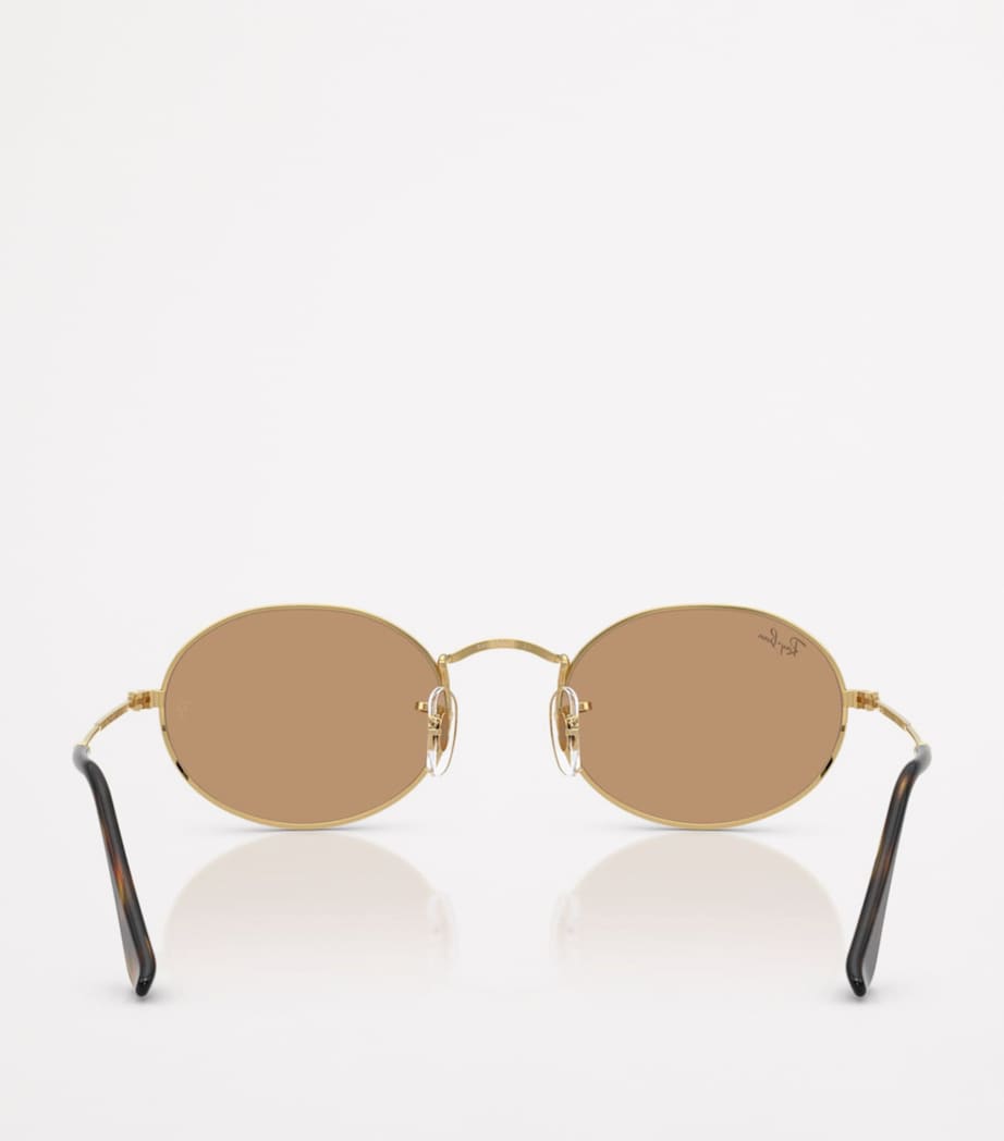 RB3547 Oval Metal Sunglasses 001/53 Image 4