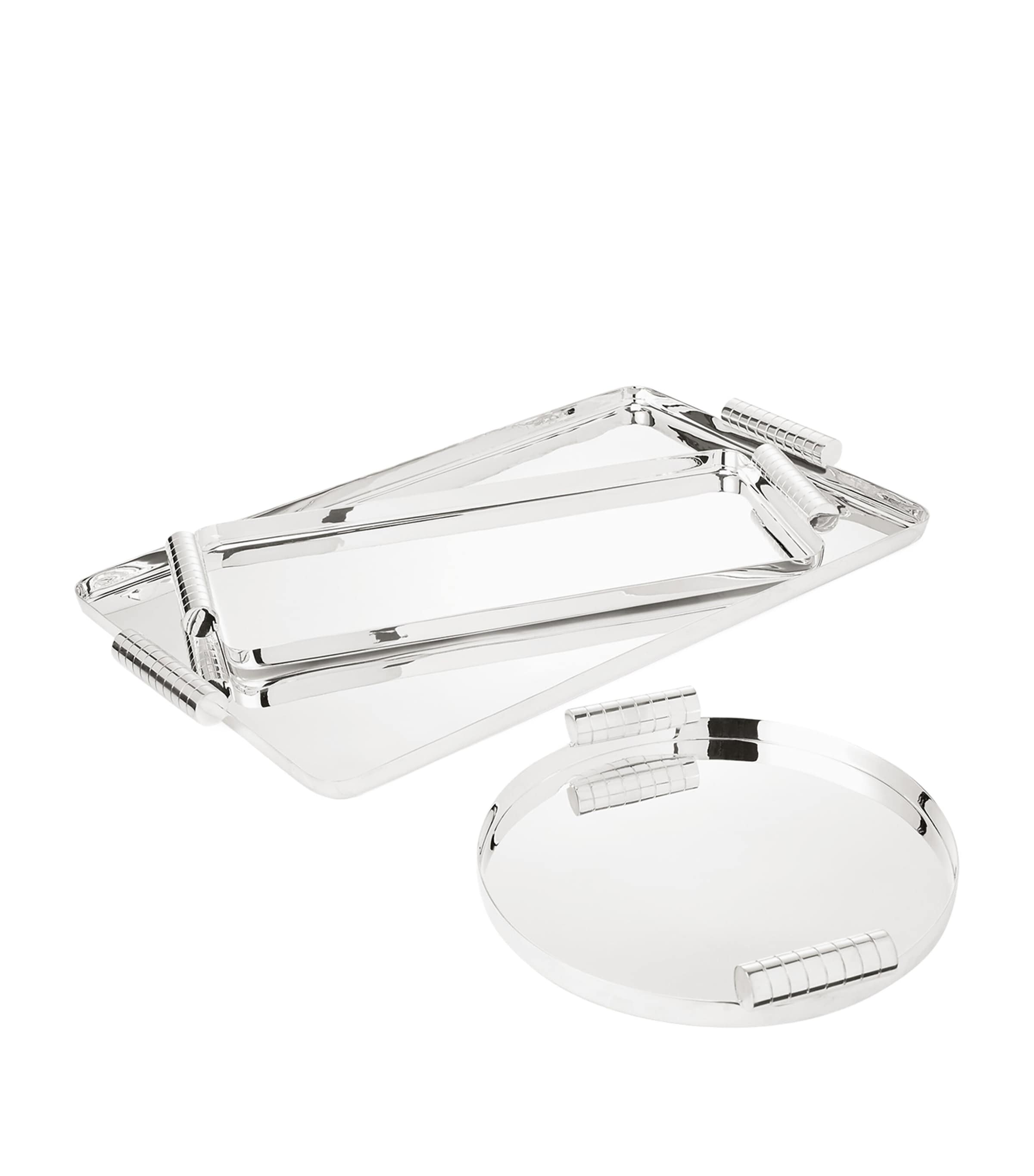 Silver-Plated Montgomery Tray (30cm) SILVER Image 2