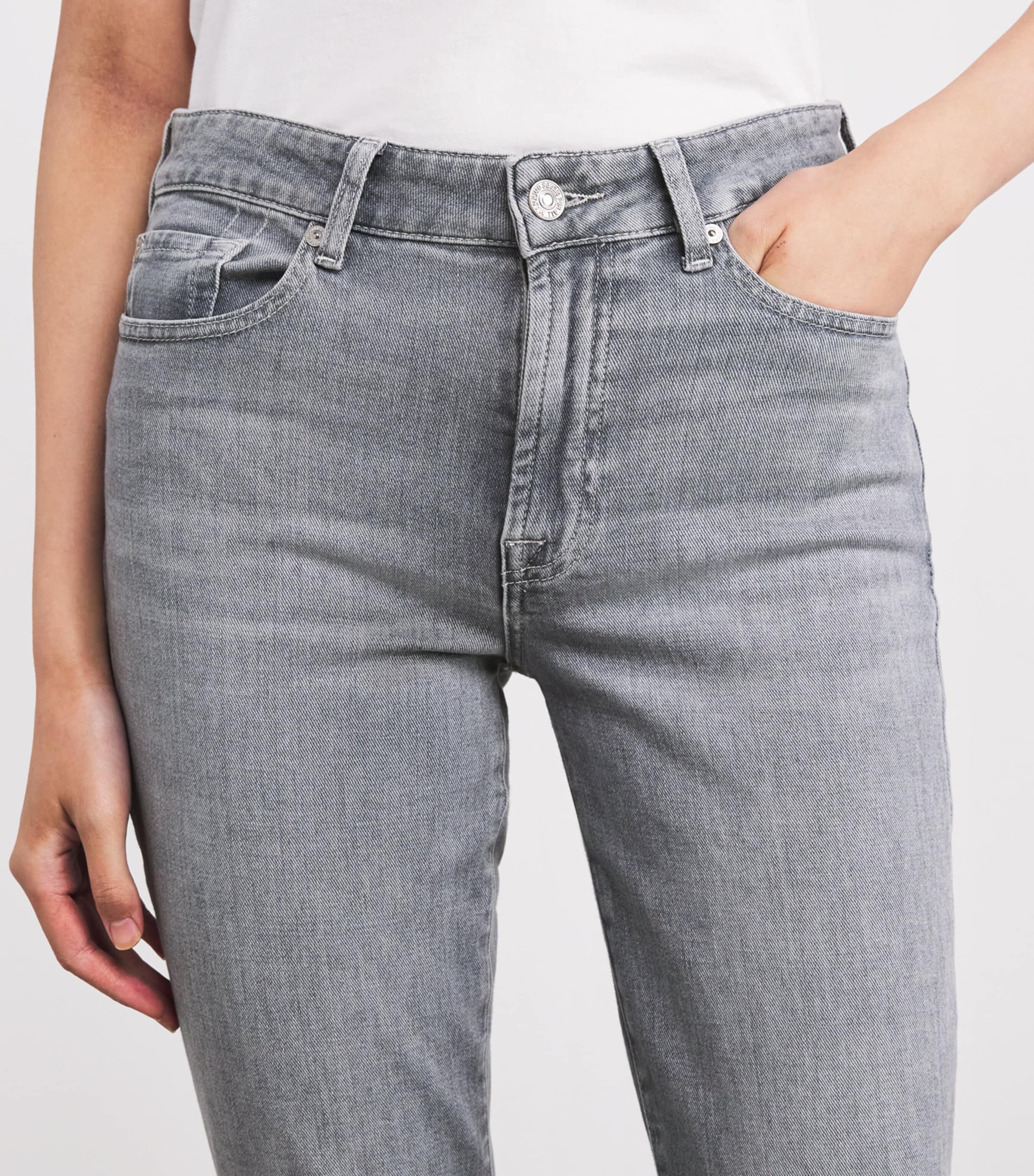 The Leggy Bootcut Jeans U73BV ASHEN Image 6