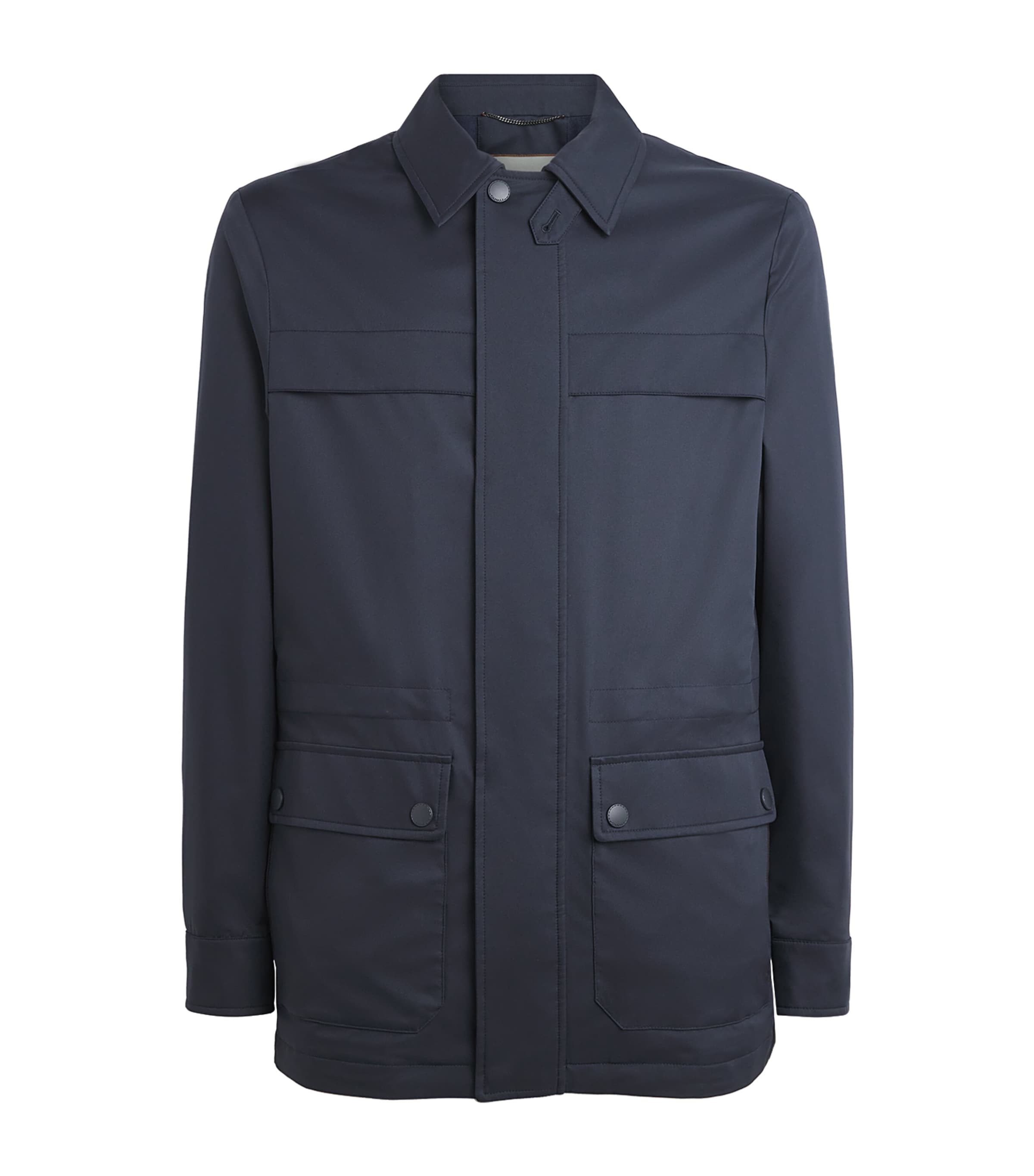 Canali Mens Technical Maestrale Field Jacket Image 1
