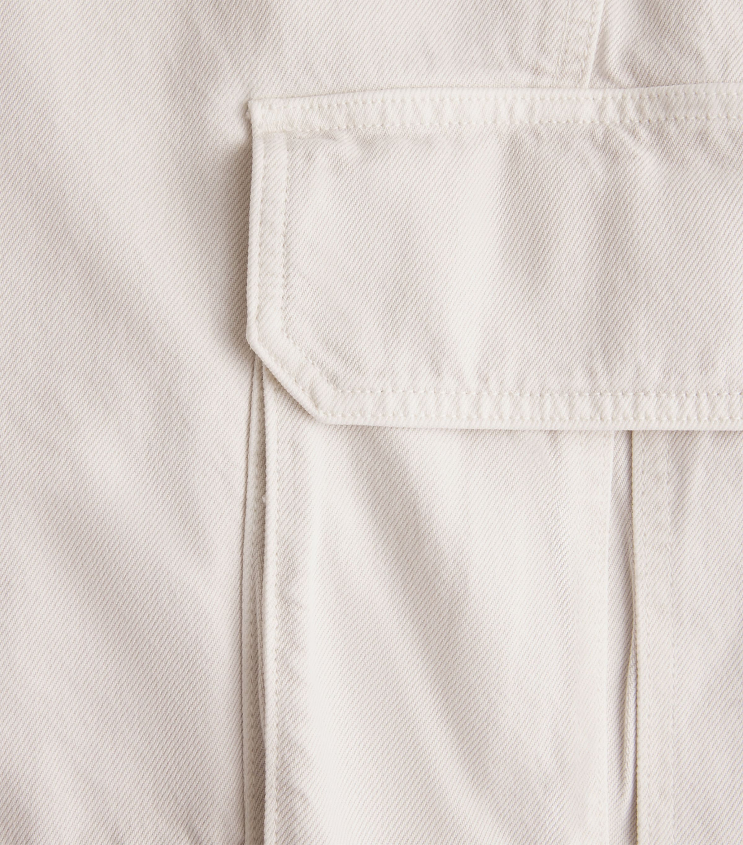 AGOLDE Womens Ambika Cargo Trousers Boen Bone Image 6