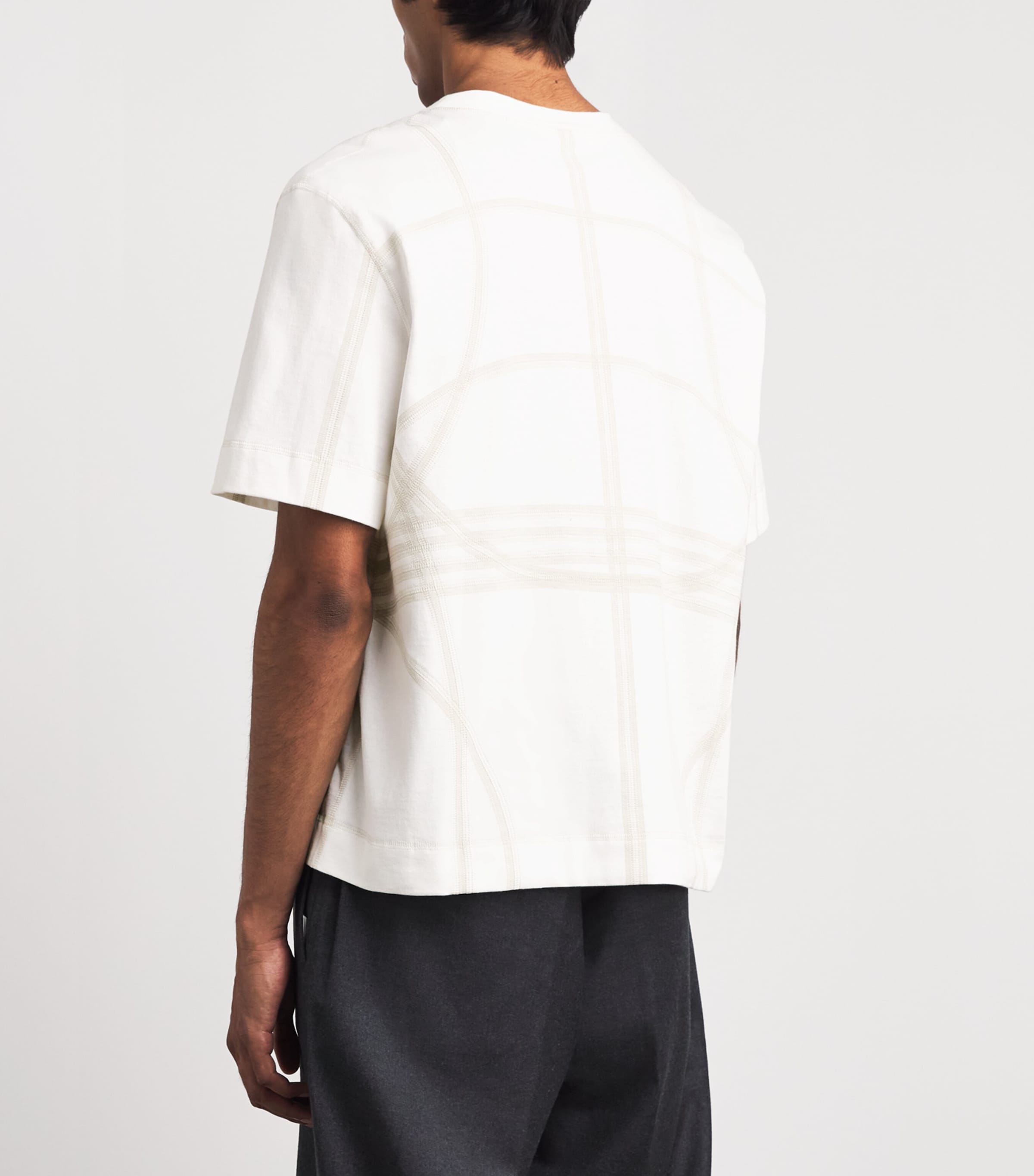 Craig Green Mens Cotton Pattern T-Shirt White/ Calico Image 5