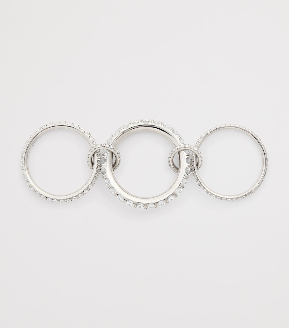 Platinum and Diamond Junia Ring PLATINUM Image 3