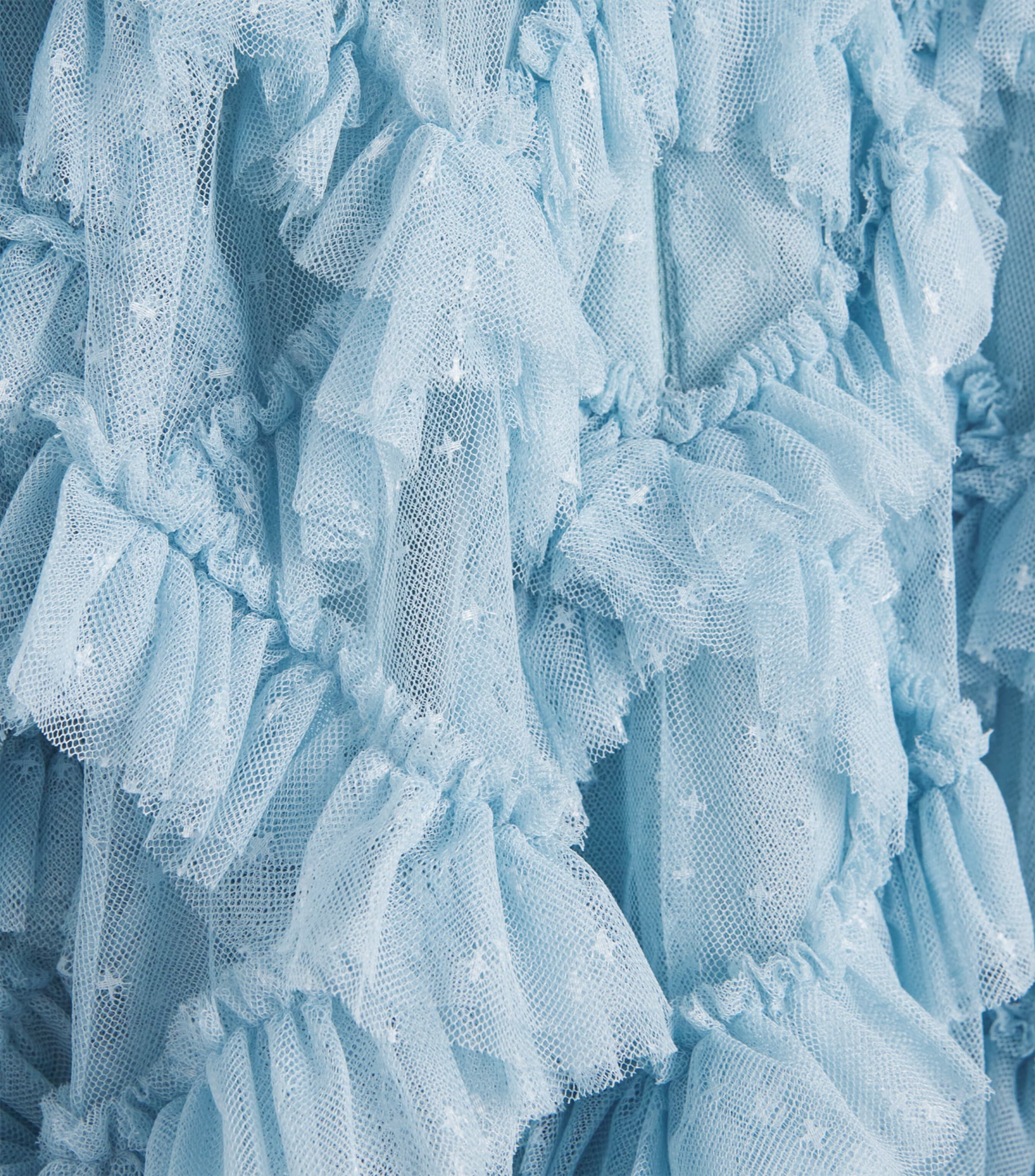 Needle & Thread Blue Tulle Ruffled Genevieve Dress (4-6 Years) | Harrods US