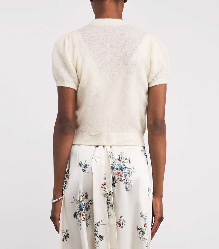 Alpaca-Blend Anisa Cardigan IVORY Image 4