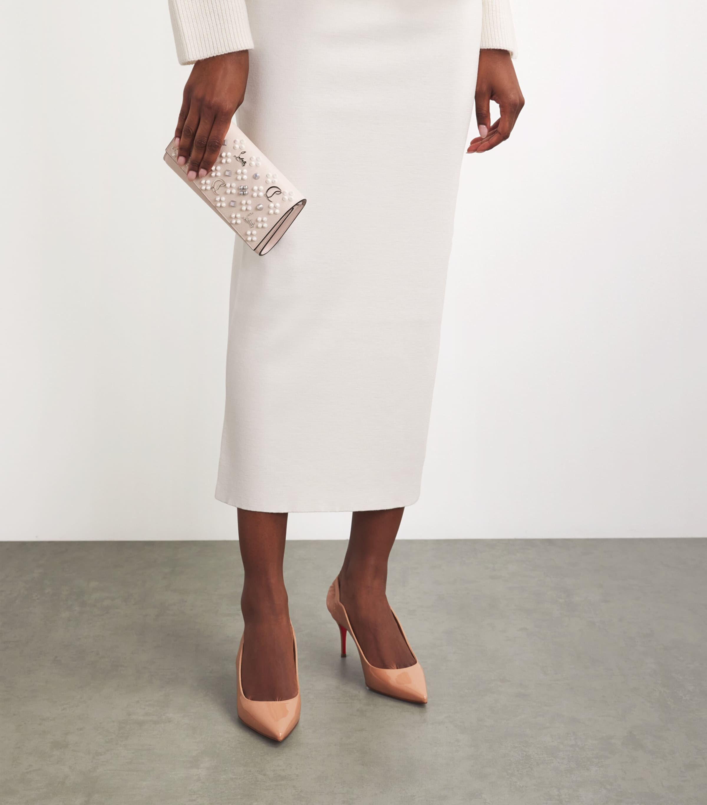 Hot Chick Sling Patent Leather Slingback Pumps 70 N295 Image 5