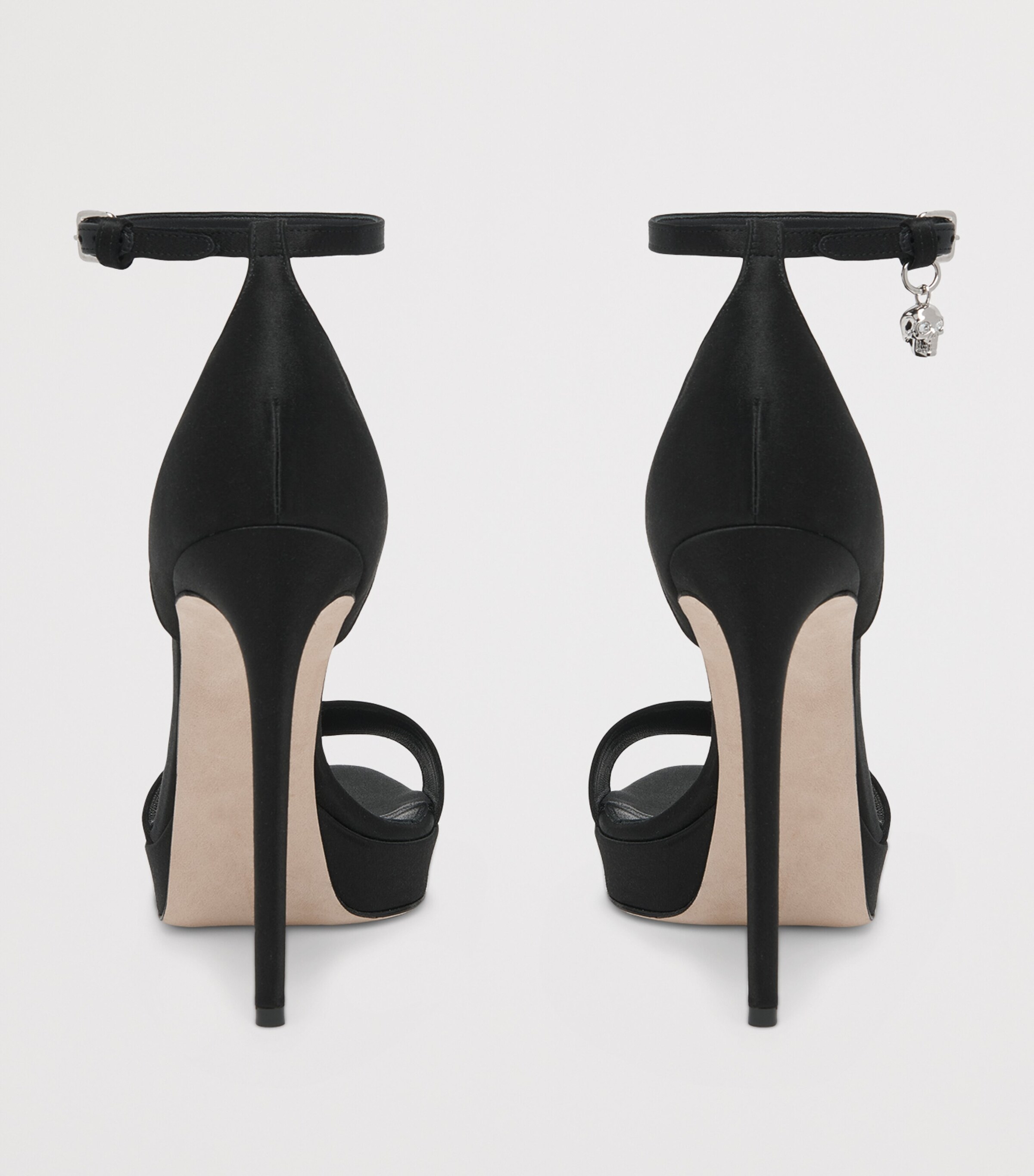 Satin Jewel Heeled Sandals 125 1000 Image 4