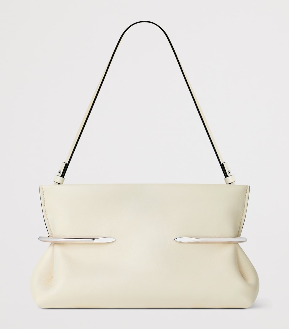Givenchy Small Leather Soft Pinch Clutch Image 6