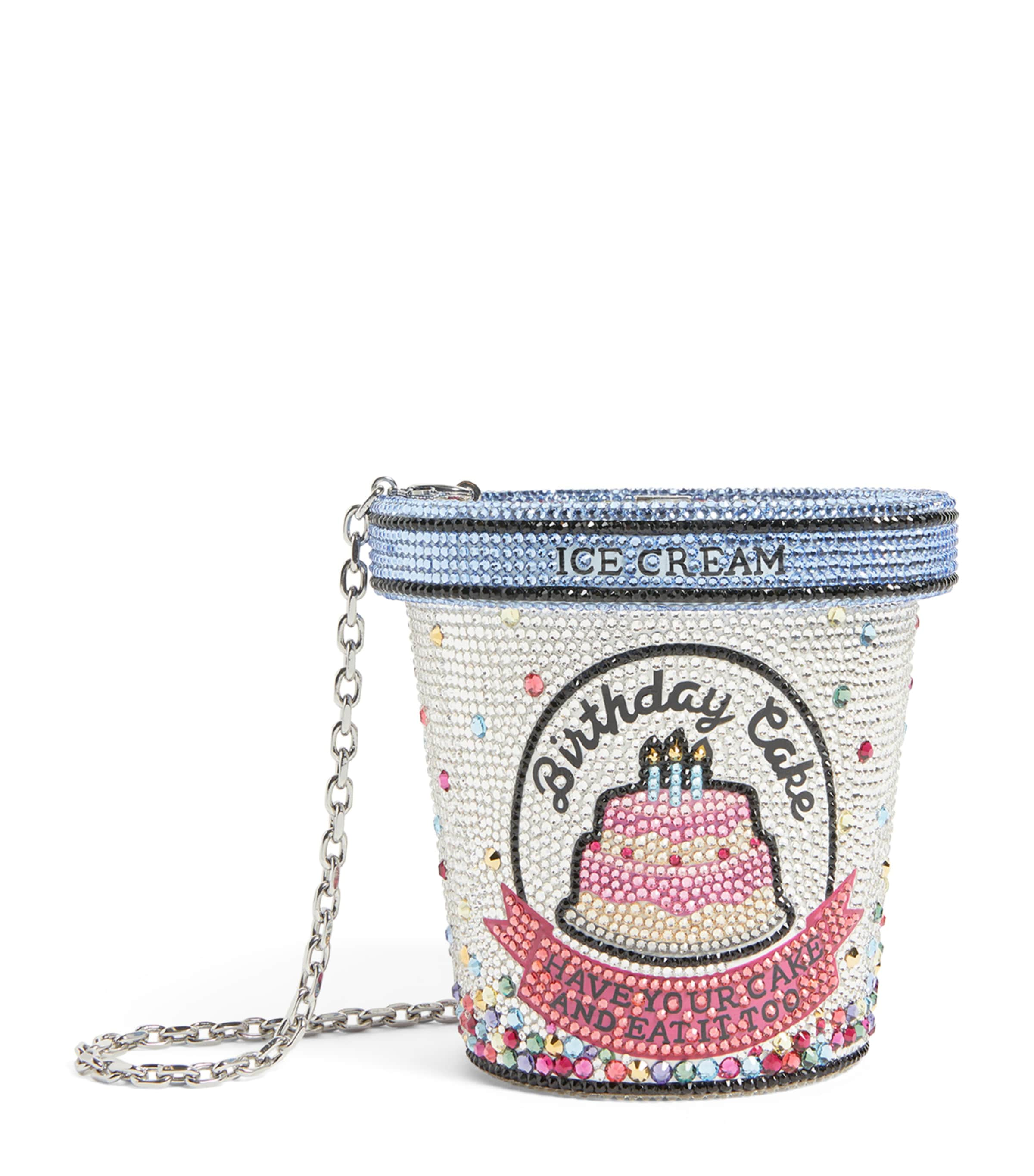 Shop Judith Leiber Birthday Cake Ice Cream Pint Clutch Bag