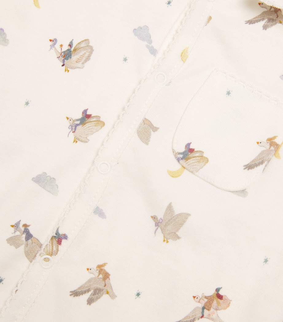 Cotton Charles Goose All-In-One (0-12 Months) WHITE/SANDSTONE Image 3