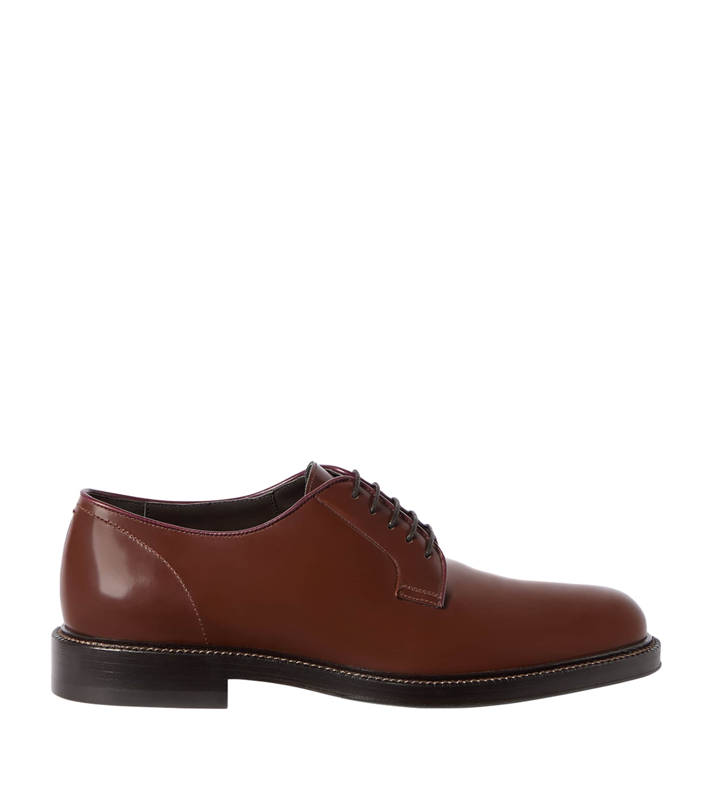 Brunello Cucinelli Leather Derby Shoes Image 1