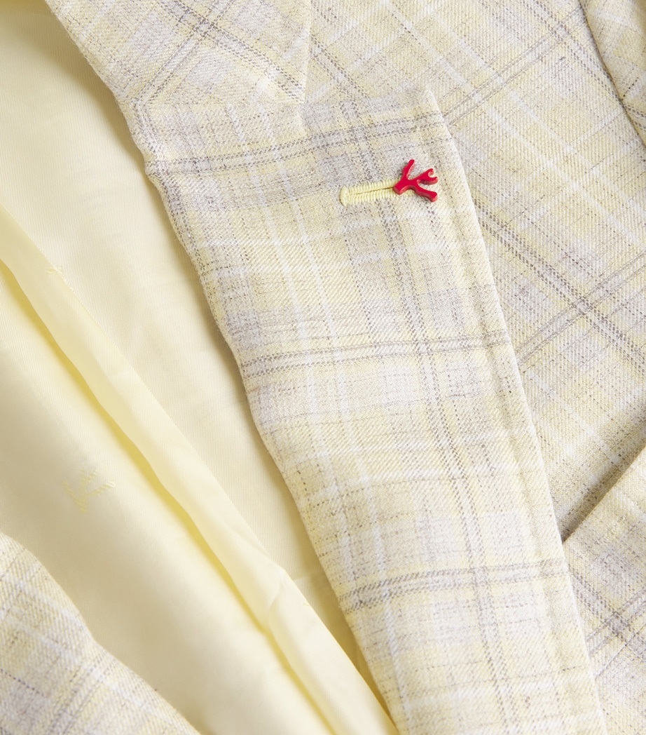 Wool-Silk-Linen Capri Blazer 050 Image 5