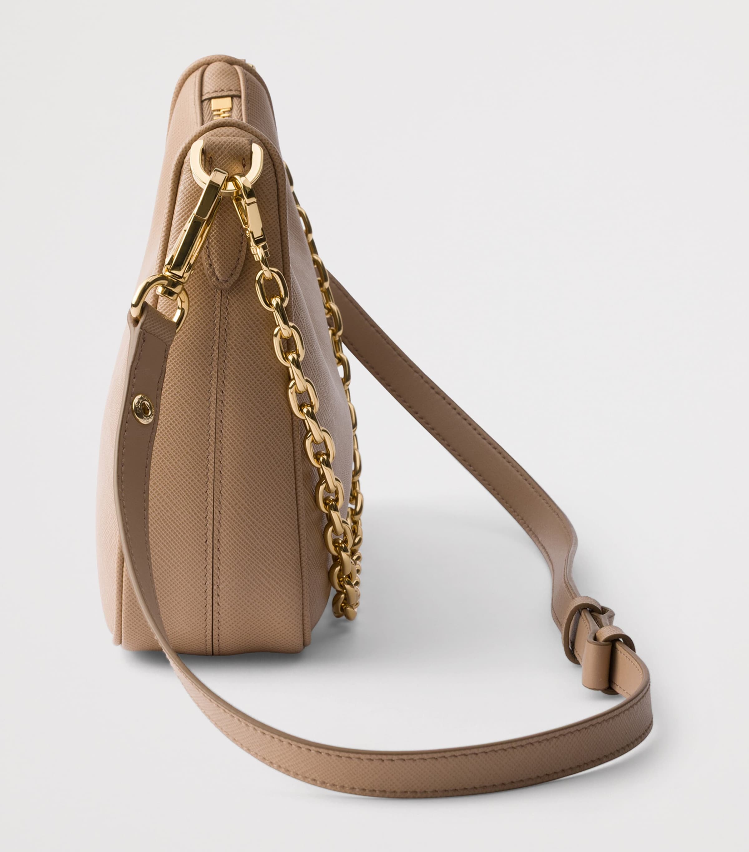 Prada Mini  Saffiano Leather Re-Edition Shoulder Bag Powder Image 4