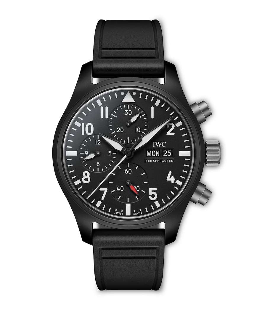 Ceramic TOP GUN Pilot Watch 42mm BLACK Image 1