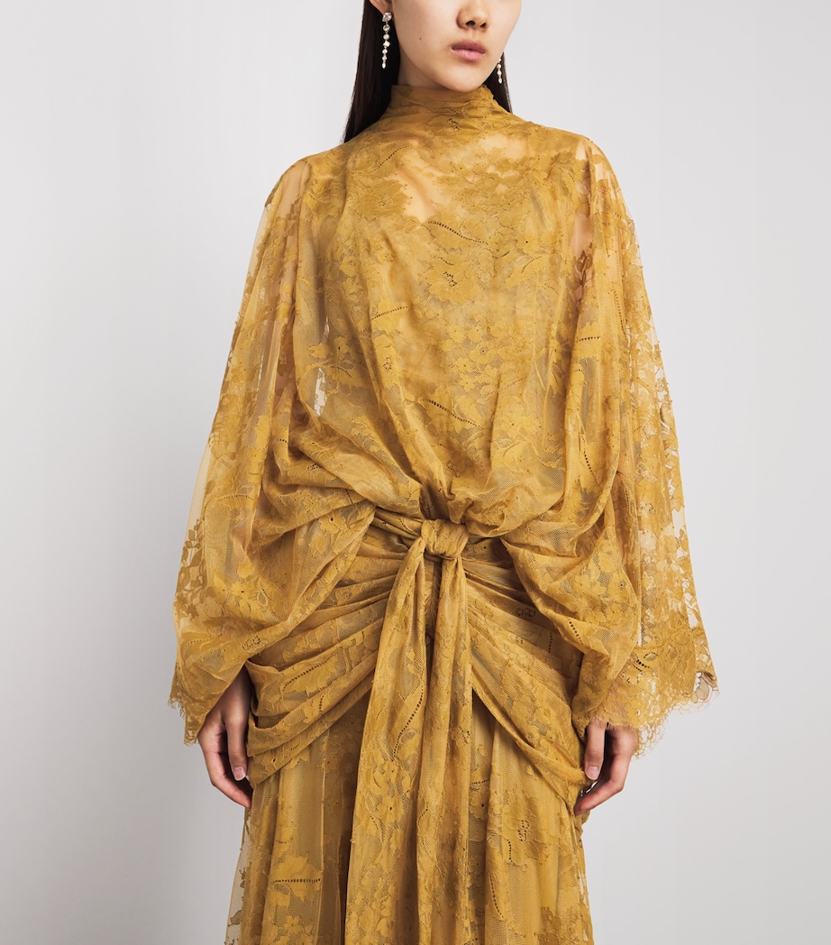 Zimmermann Womens Lace Ascent Maxi Dress Chartreuse Image 5