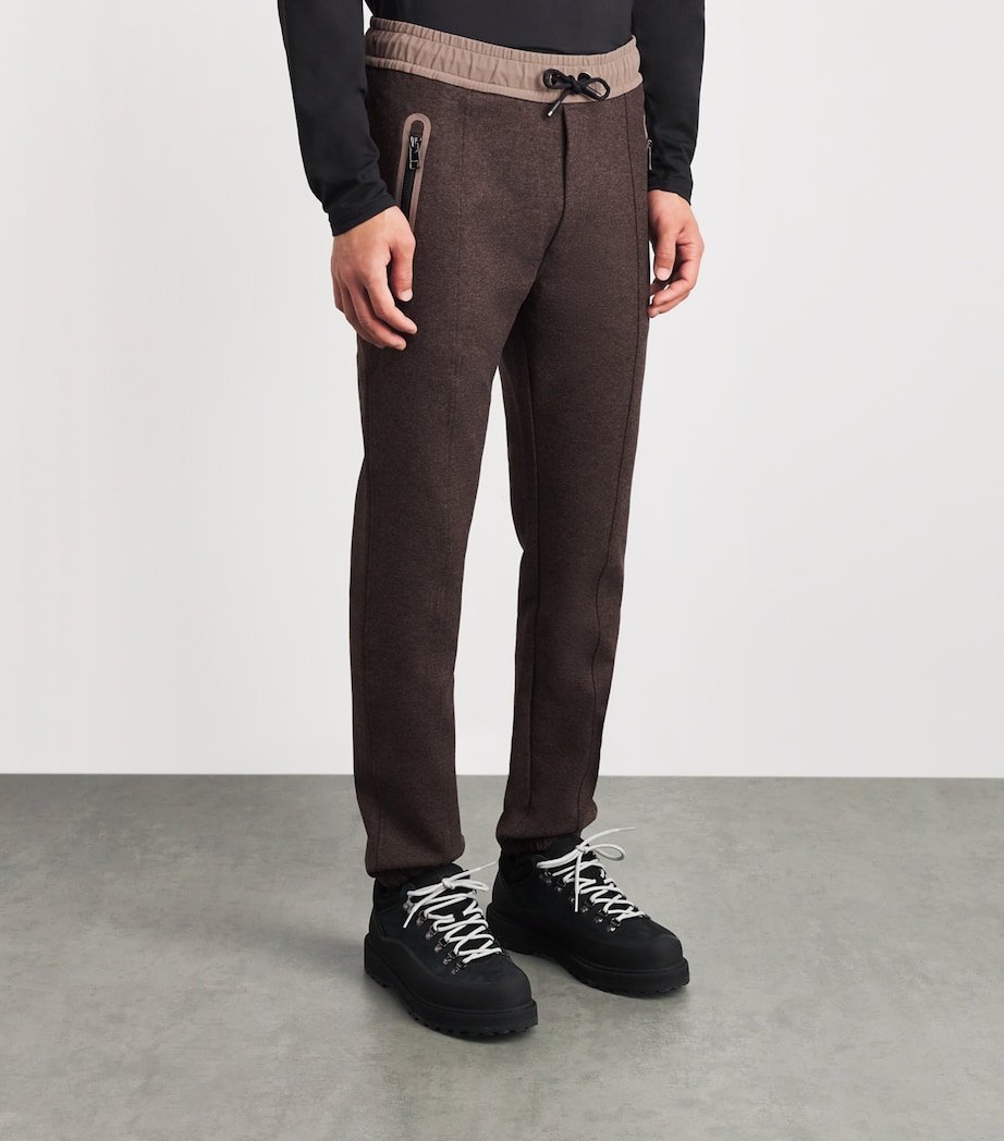 Bogner Mens Bryan Cuffed Sweatpants Fudge Image 4