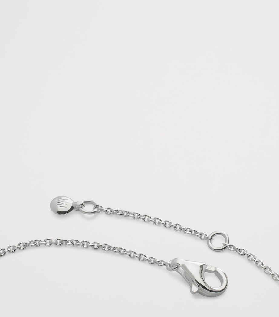 Sterling Silver and Diamond Heart Bracelet STERLING SILVER Image 3