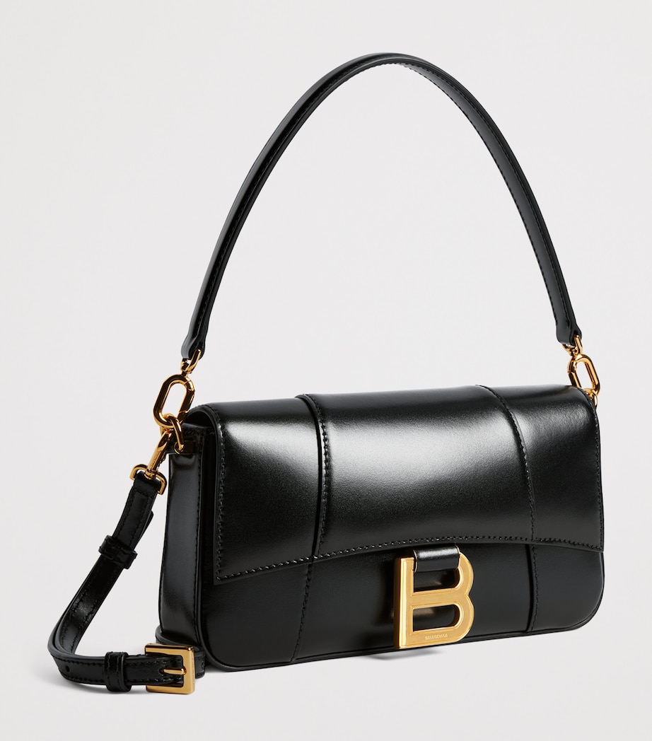 Small Leather Hourglass Top-Handle Bag 1000 Image 5